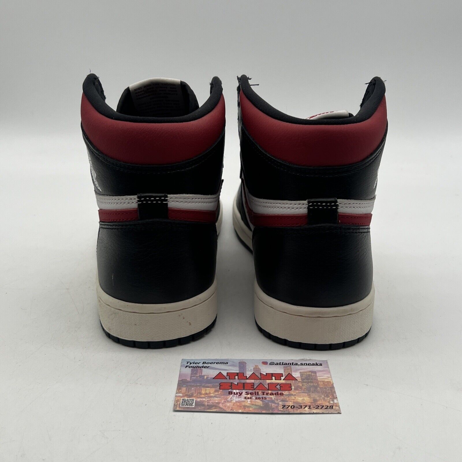 Size 9.5 - Jordan 1 Retro High OG Gym Red 2019 Black White Red (555088-061)