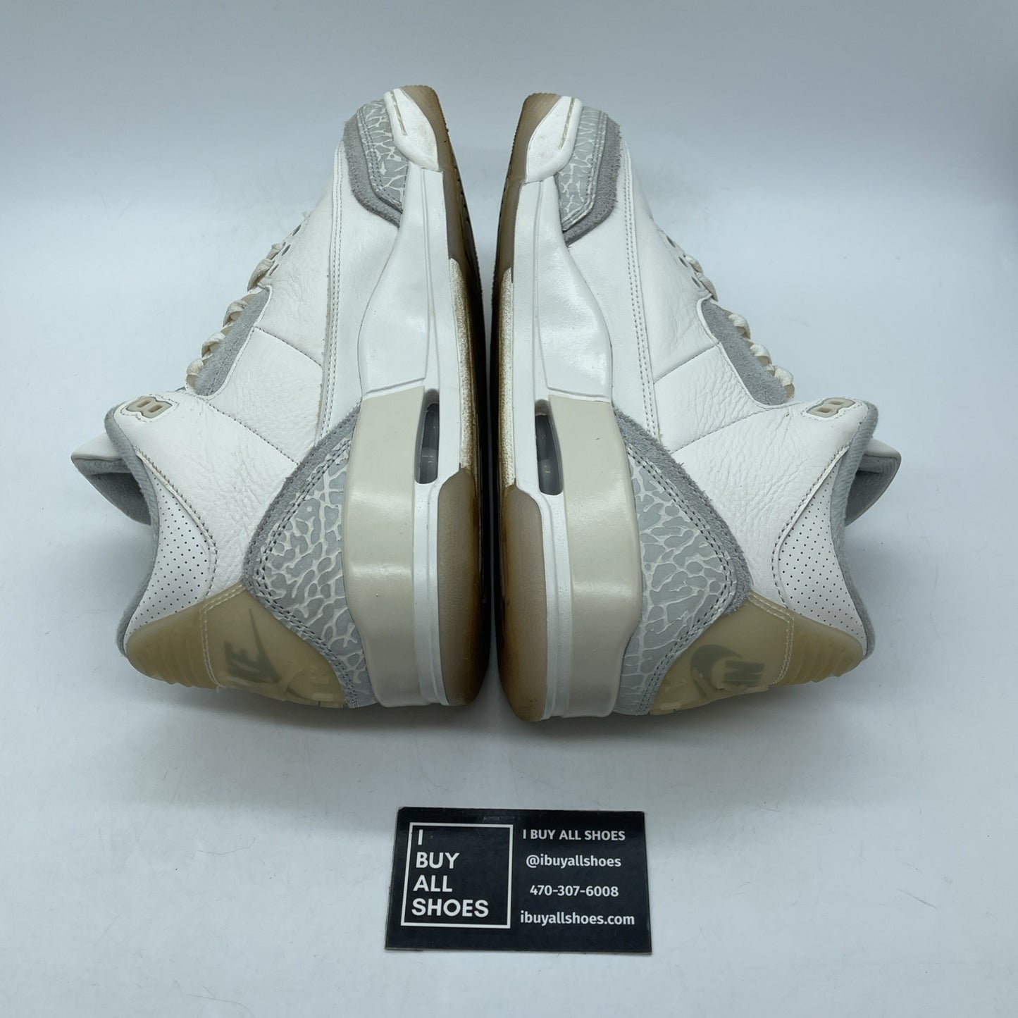 Size 9 - Air Jordan 3 Retro Craft Ivory/Grey White Leather (FJ9579-100)