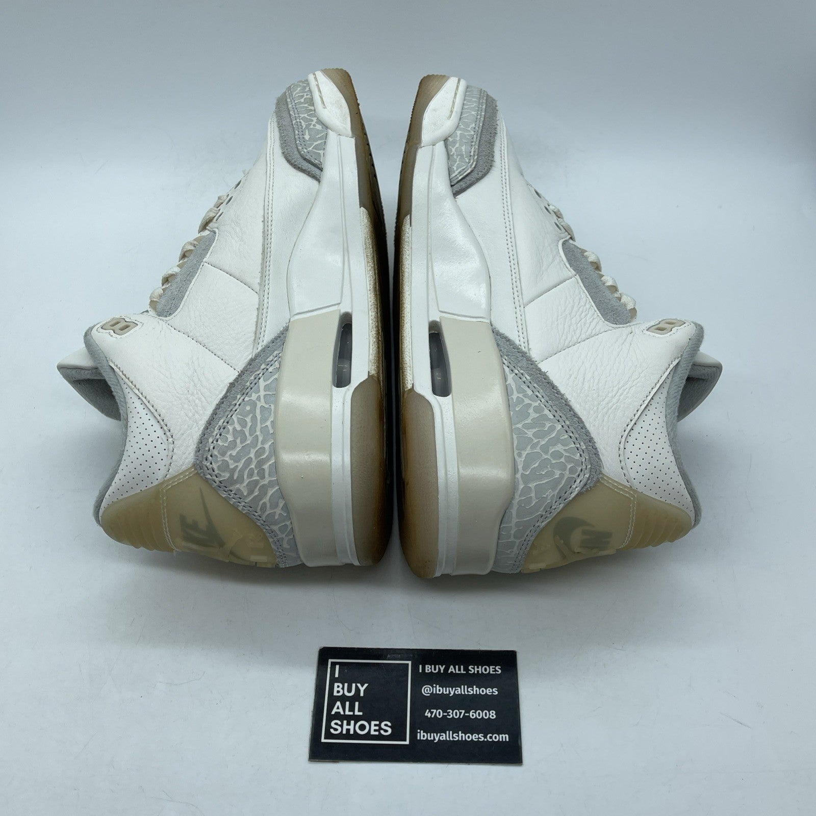 Size 9 - Air Jordan 3 Retro Craft Ivory/Grey White Leather (FJ9579-100)