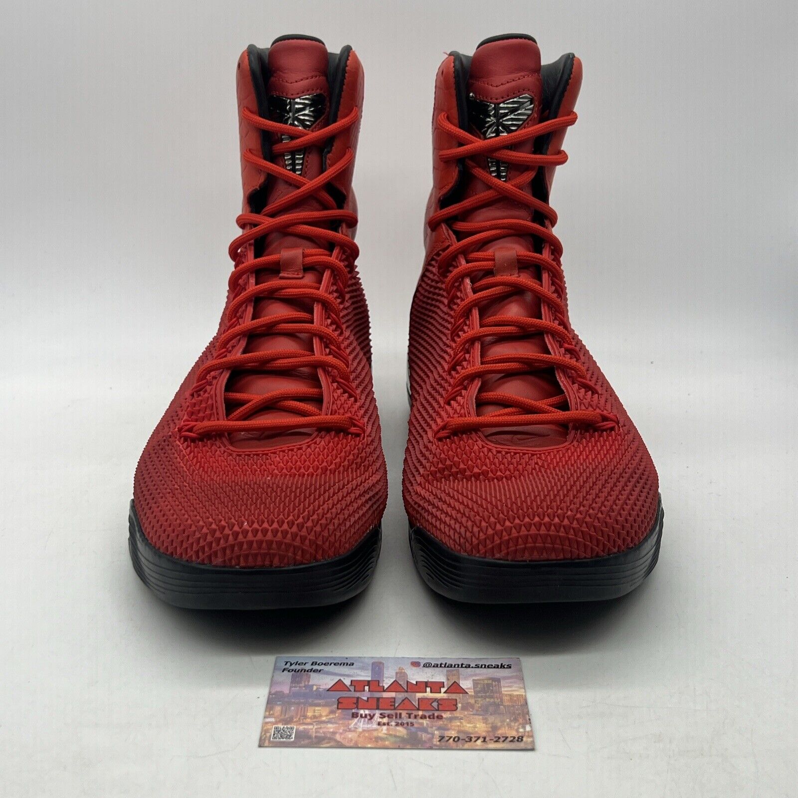 Size 10 - Nike Kobe 9 KRM EXT High Red Mamba Black (716993-600)