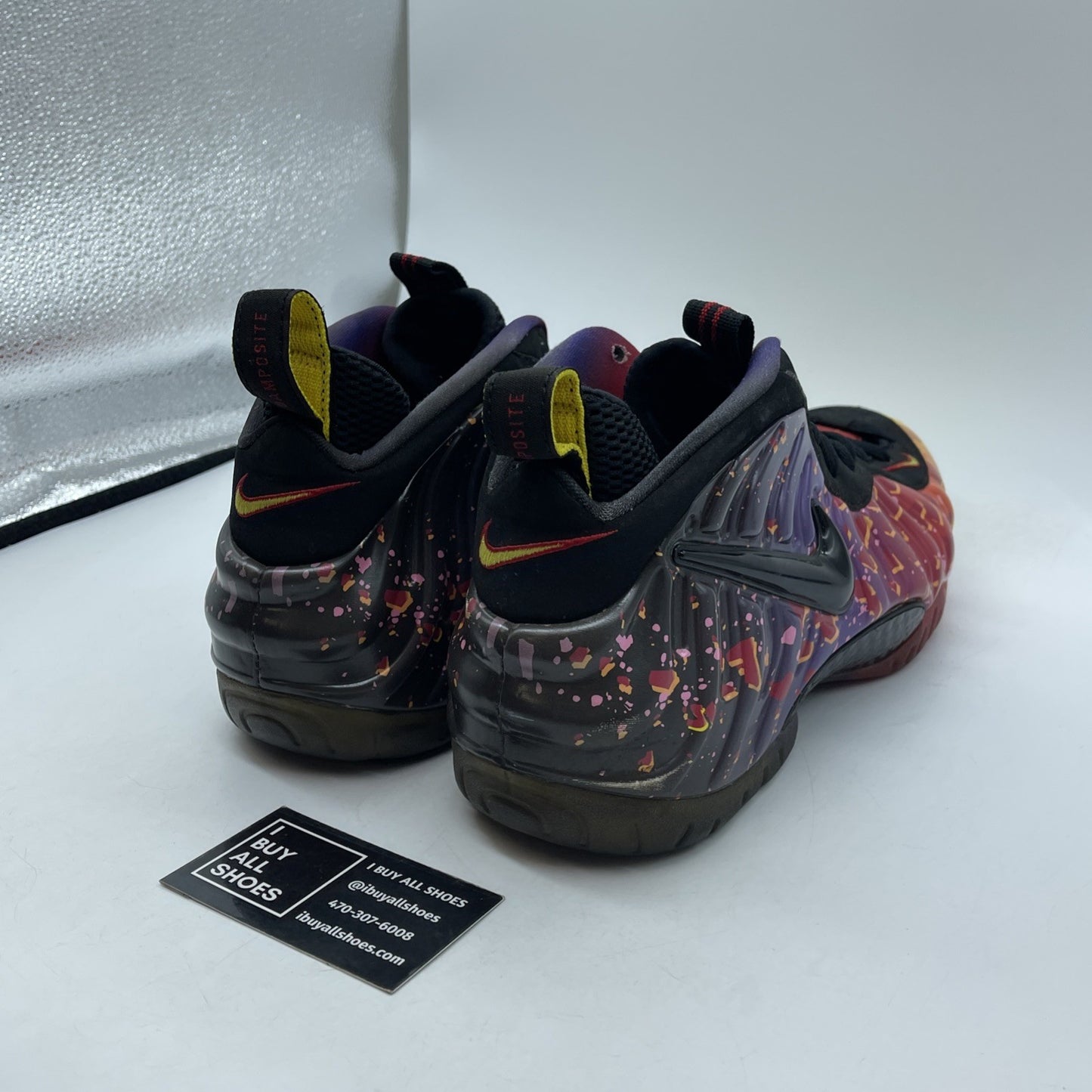 Size 11.5 - Nike Air Foamposite Asteroid Purple Black Suede (616750-600)