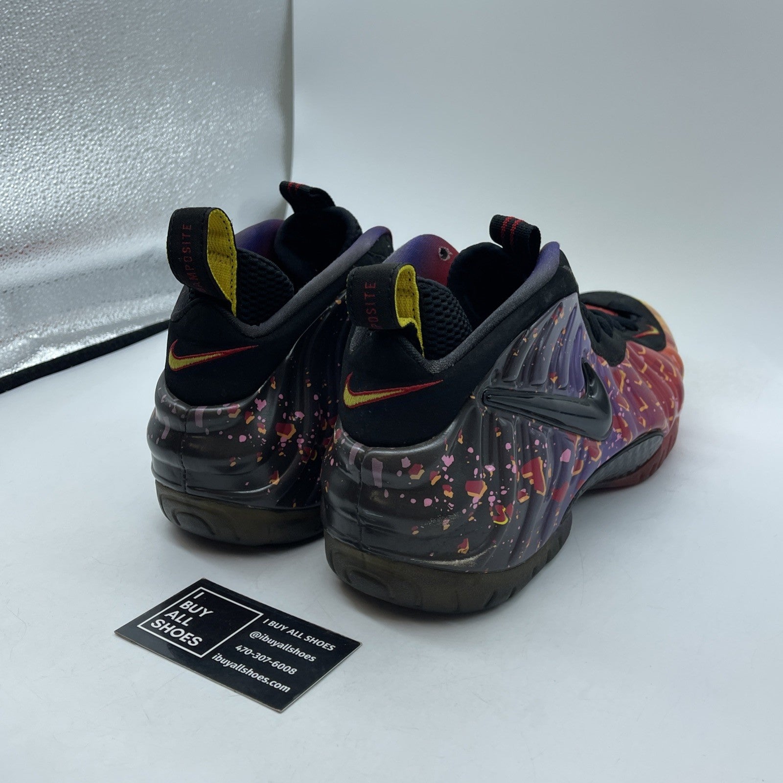 Size 11.5 - Nike Air Foamposite Asteroid Purple Black Suede (616750-600)