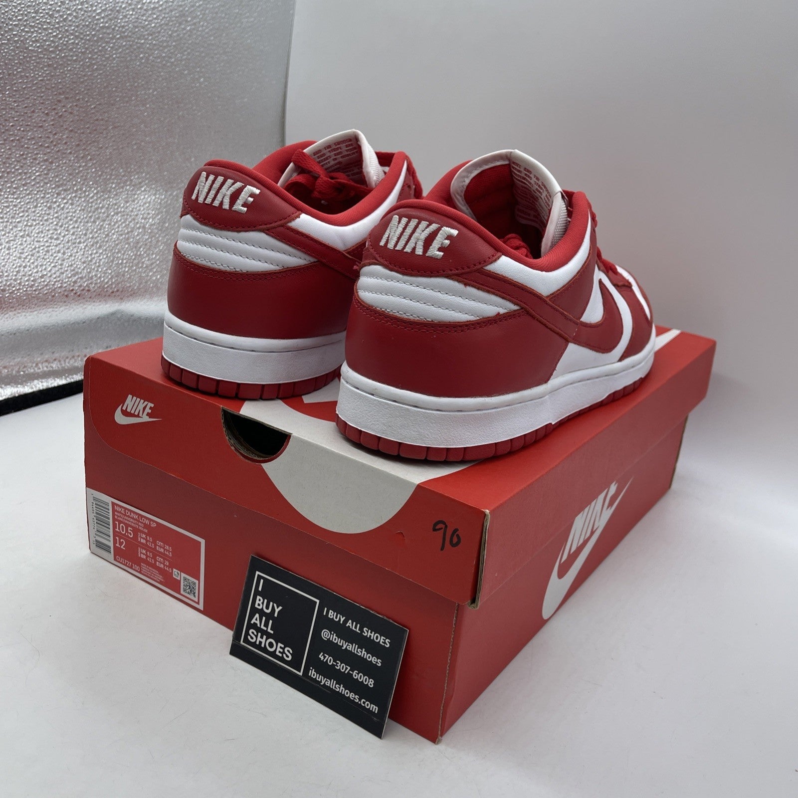 Size 10.5 - Nike Dunk Retro SP 2020 Low St. John's White Leather (CU1727-100)