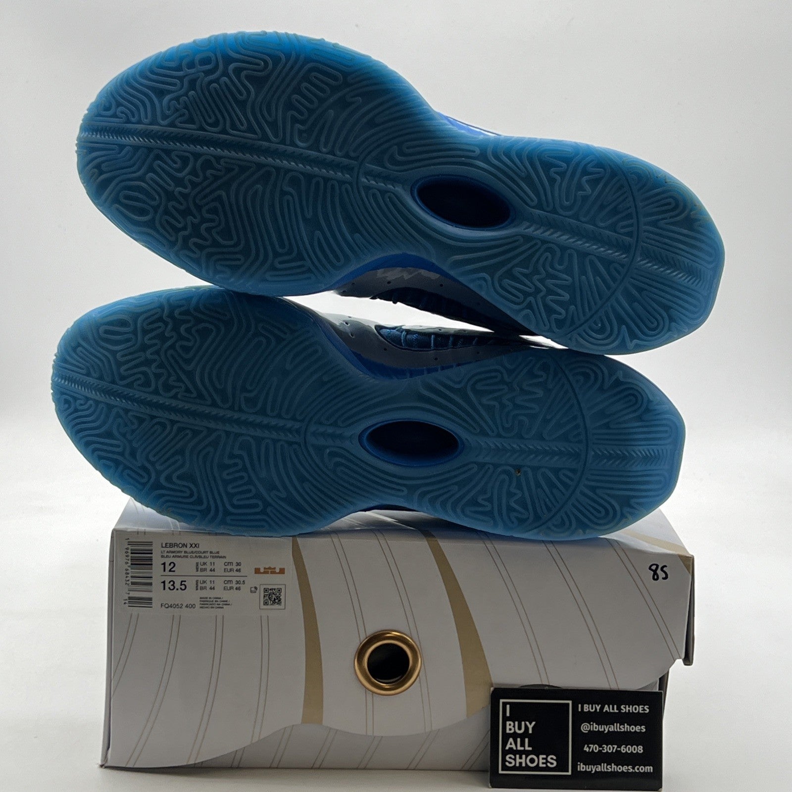 Size 12 - Nike LeBron 21 Light Armory Blue (FQ4052-400)