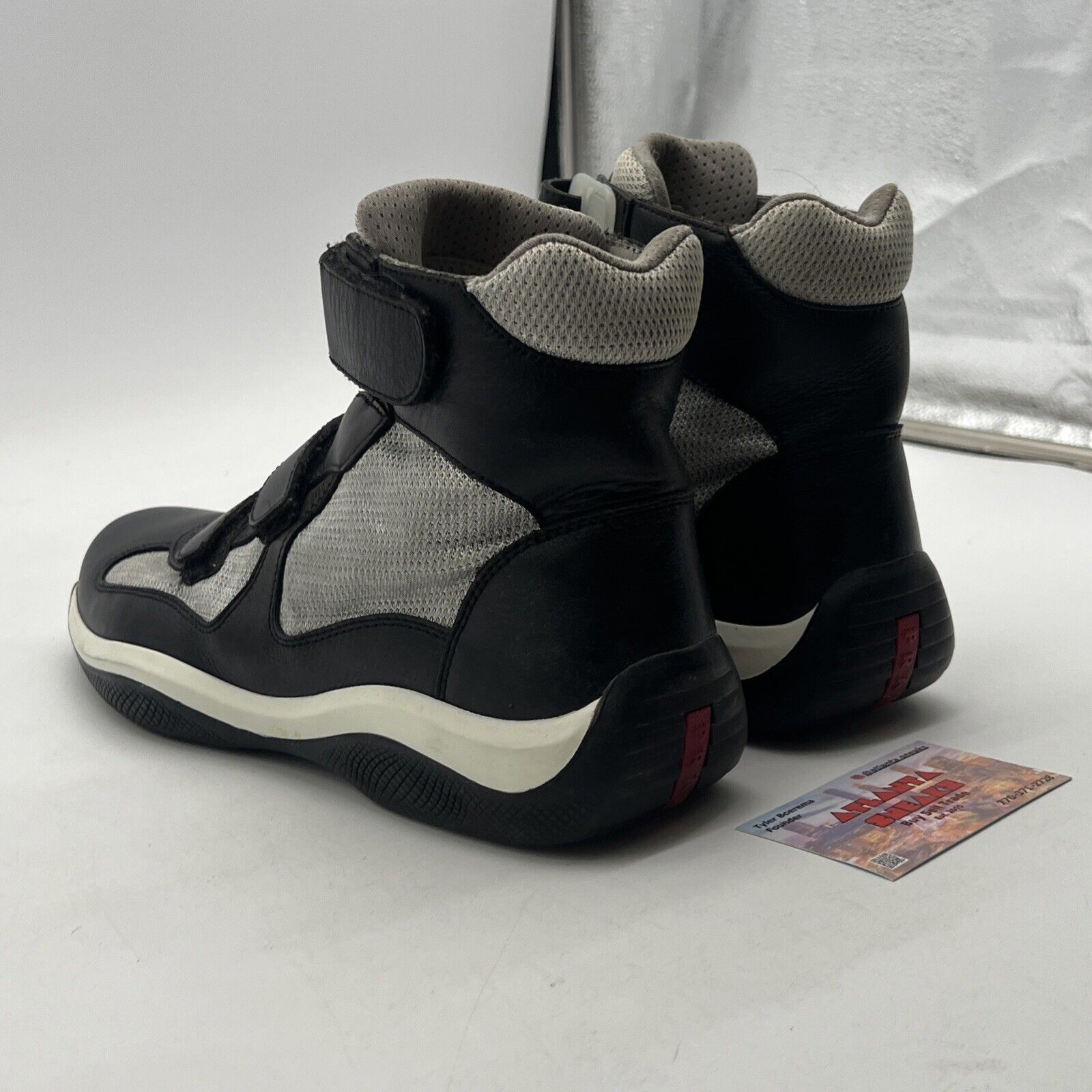 Size 8 - Prada American Cup Sneaker High Top