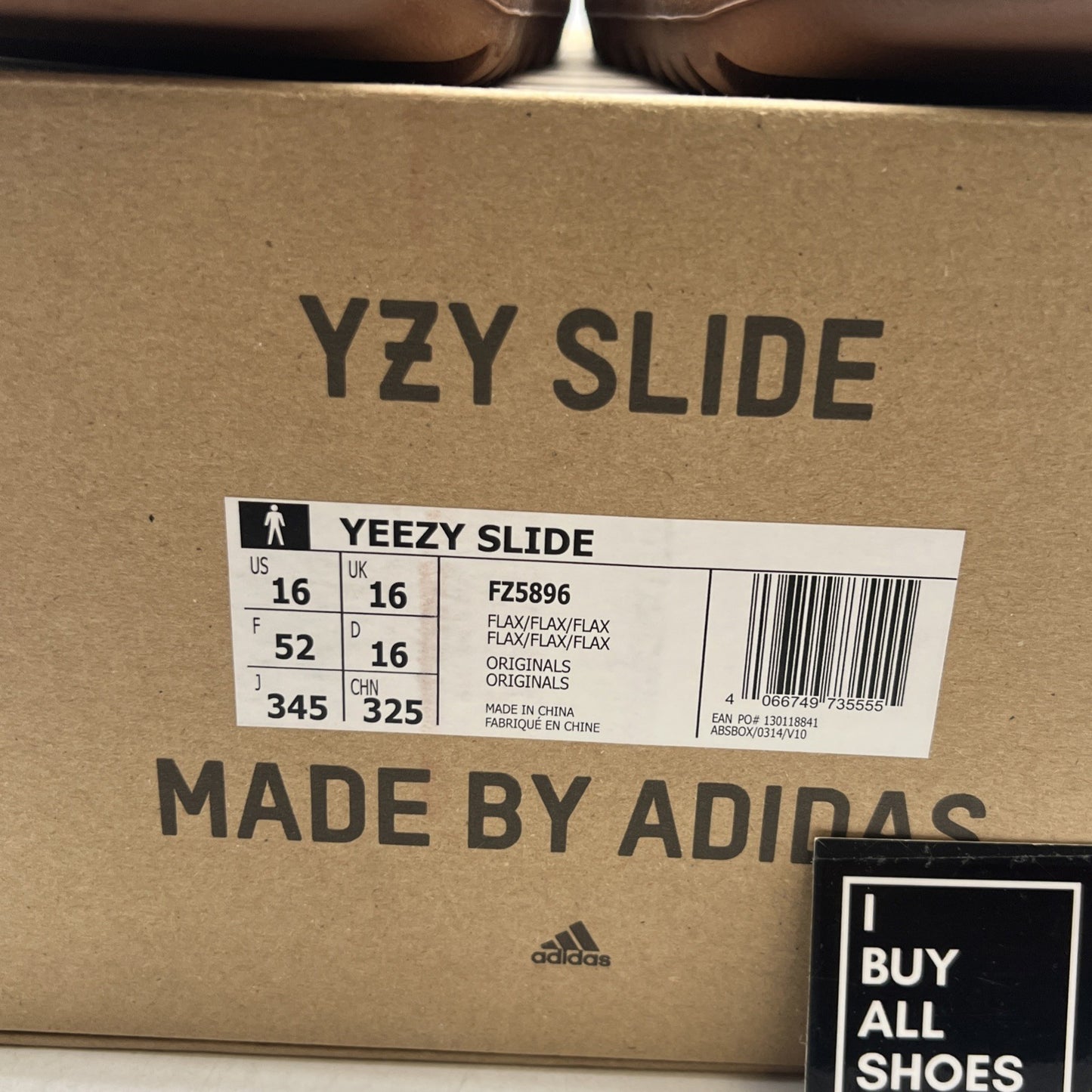 Size 16 - adidas Yeezy Slide Brown (FZ5896)