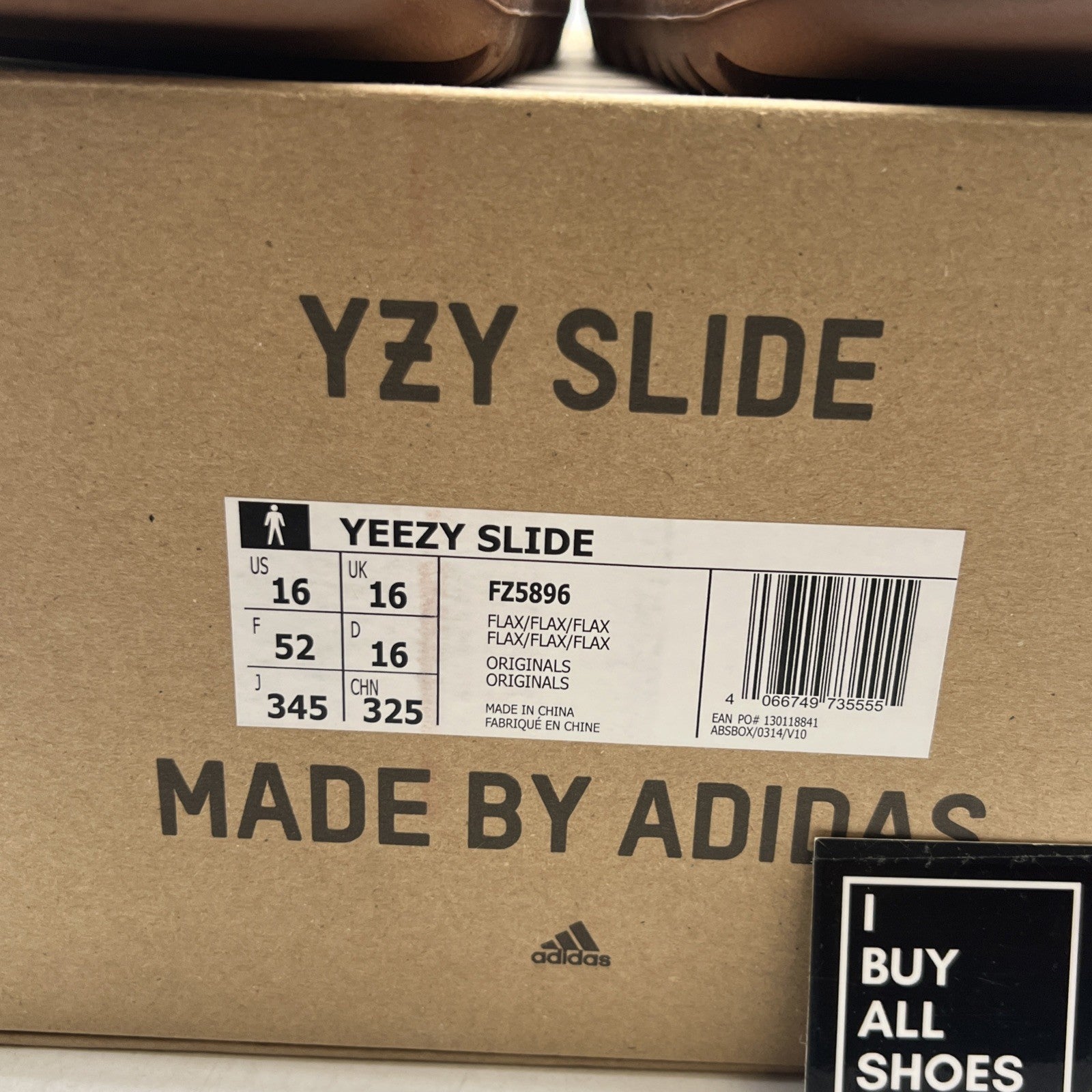 Size 16 - adidas Yeezy Slide Brown (FZ5896)