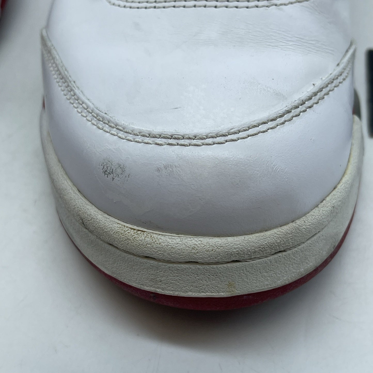 Size 10.5 - Air Jordan 5 Retro 2013 Fire Red White Black Leather (136027-120)