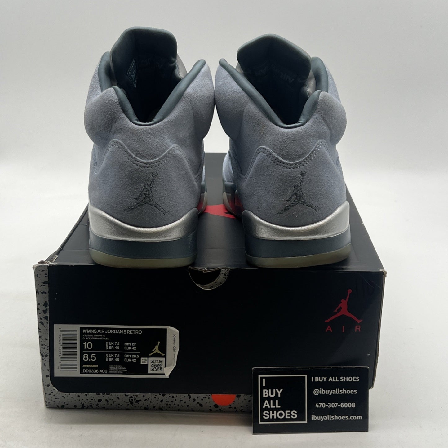 Size 10 - Air Jordan 5 Retro Blue Bird W (DD9336-400)