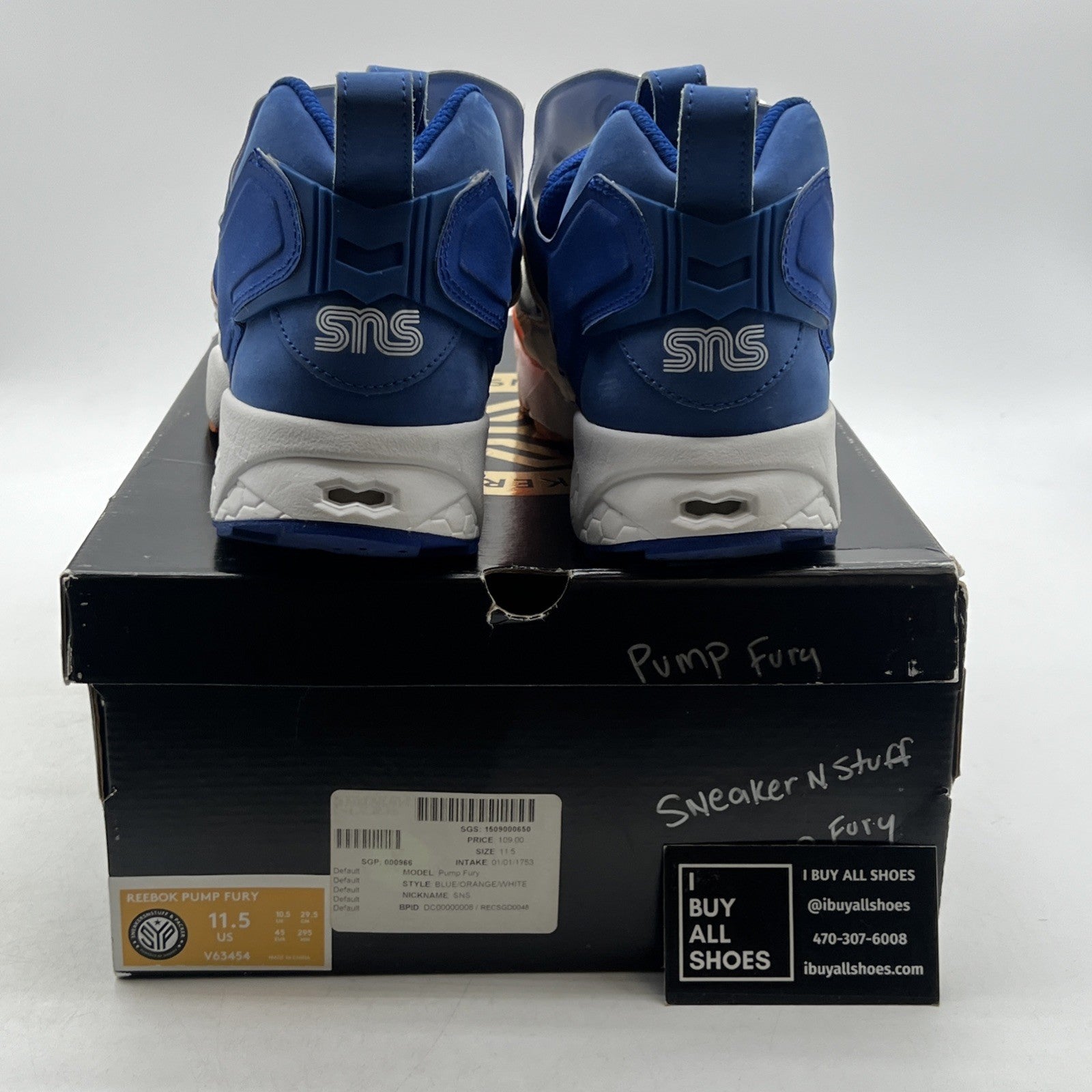 Size 11.5 - Reebok Sneakersnstuff x Token 38 x Packer x InstaPump Fury (V63454)