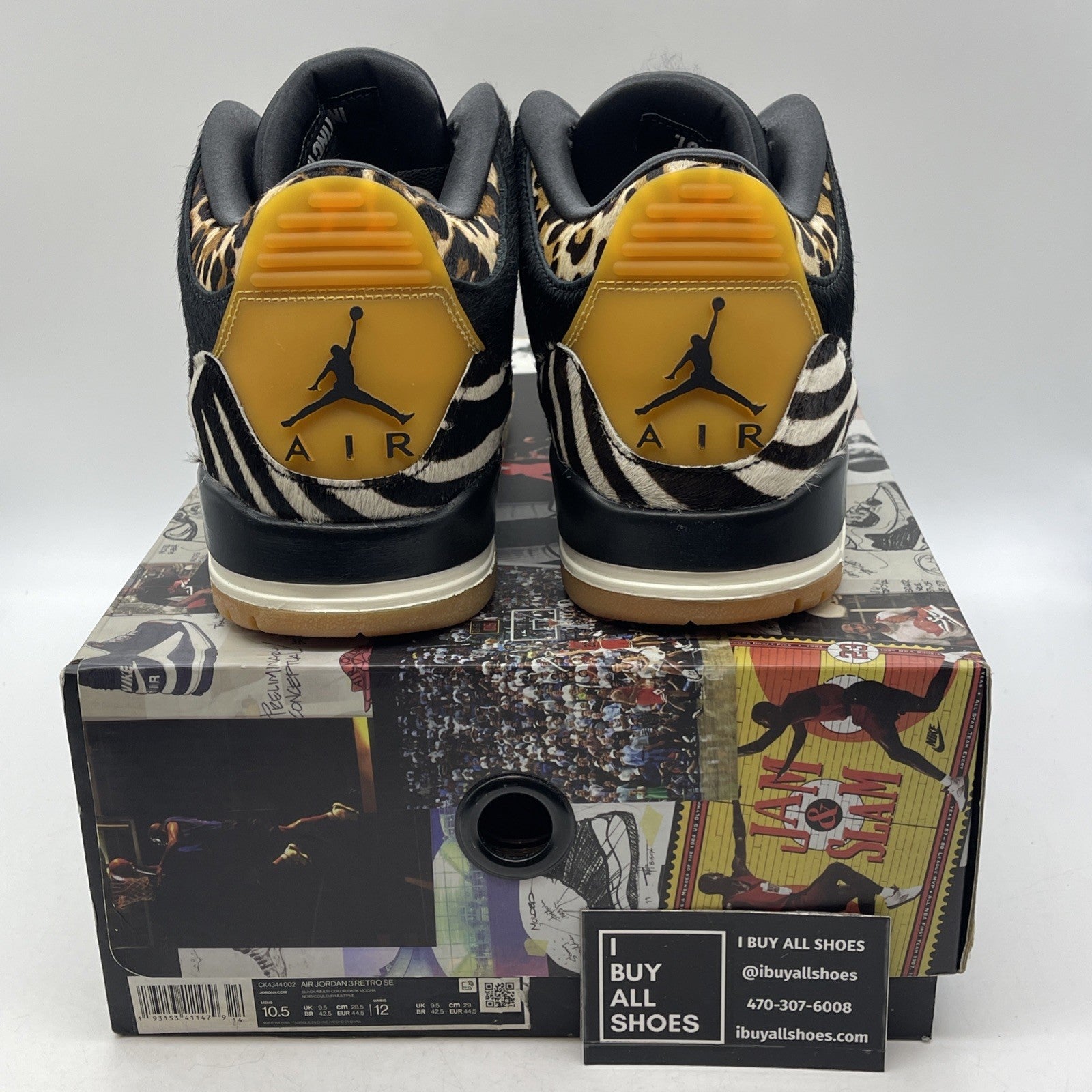 Size 10.5 - Air Jordan 3 Retro SE Animal Instinct (CK4344-002)