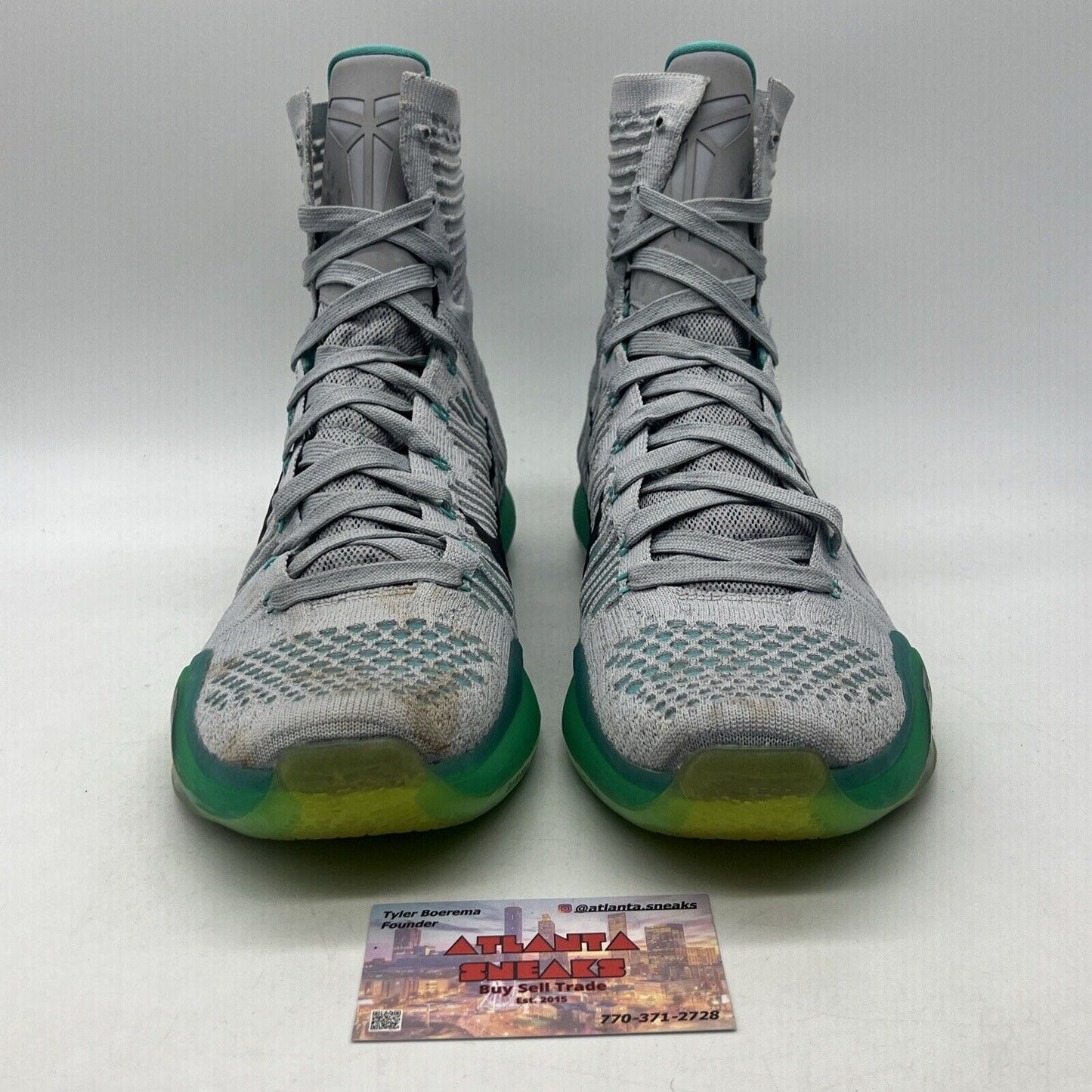 Size 10 - Nike Kobe 10 Elite Elevate Grey Black (718763-041)