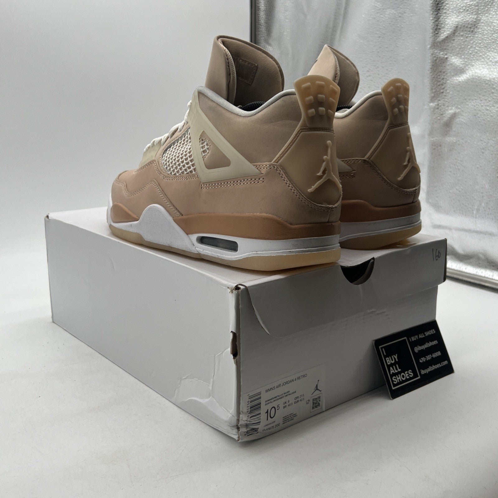 Size 10.5 - Air Jordan 4 Retro Shimmer W (DJ0675-200)