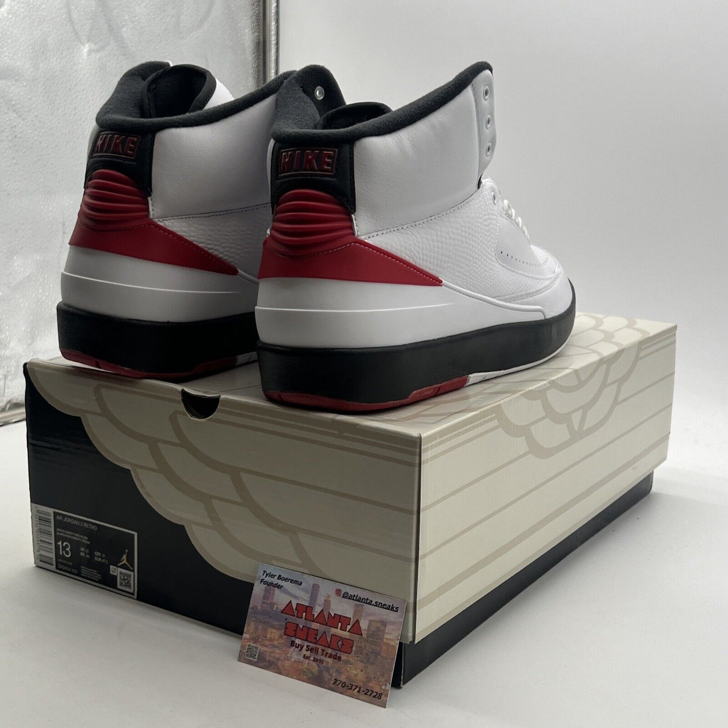 Size 13 - Air Jordan 2 Retro Mid Chicago (DX2454-106)