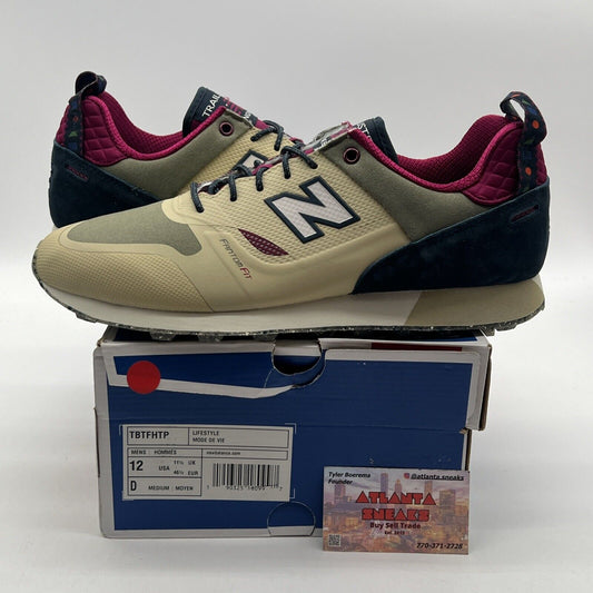 Size 12 - New Balance Trailbuster Sand Navy Tan White Suede (TBTFHTP)