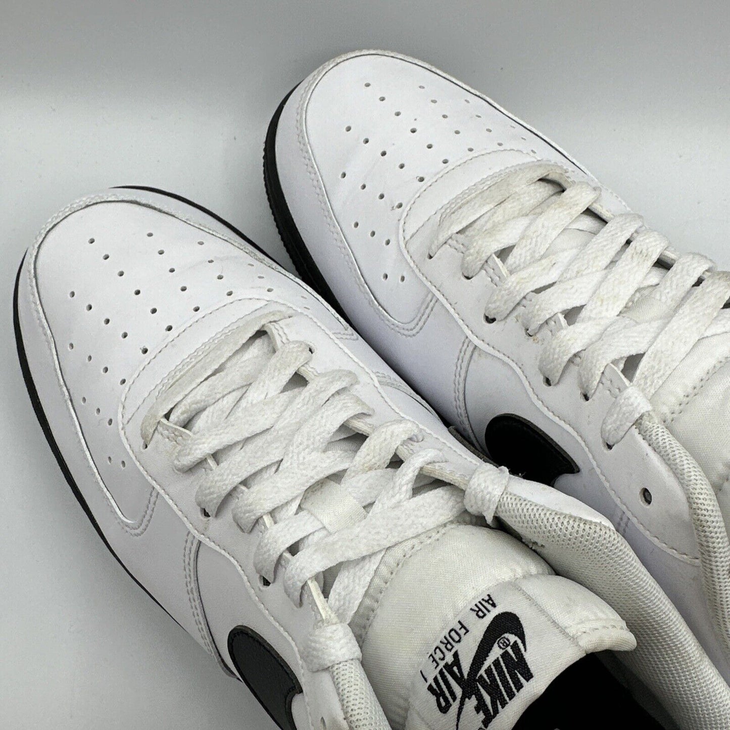 Size 12 - Nike Air Force 1 Low White Black Sole 2020