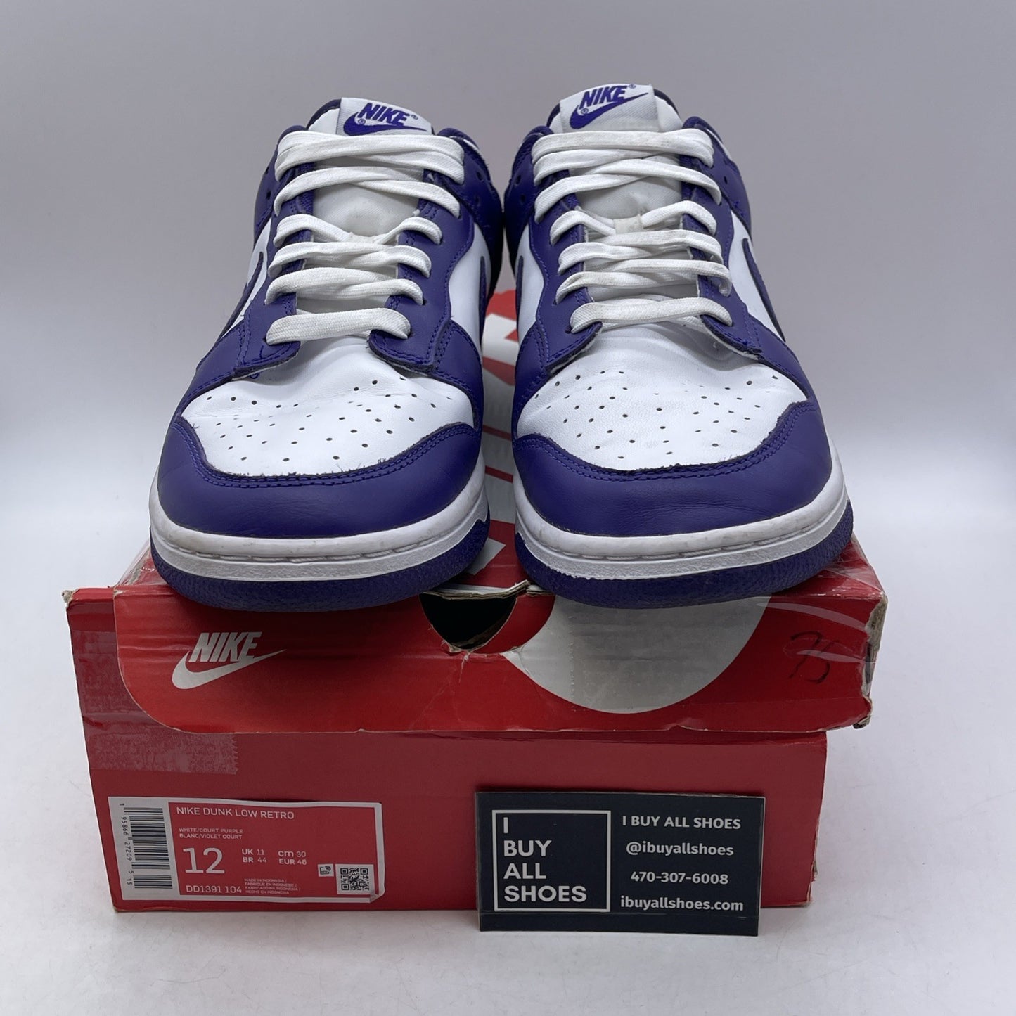 Size 12 - Nike Dunk Low Retro Court Purple 2022 (DD1391-104)