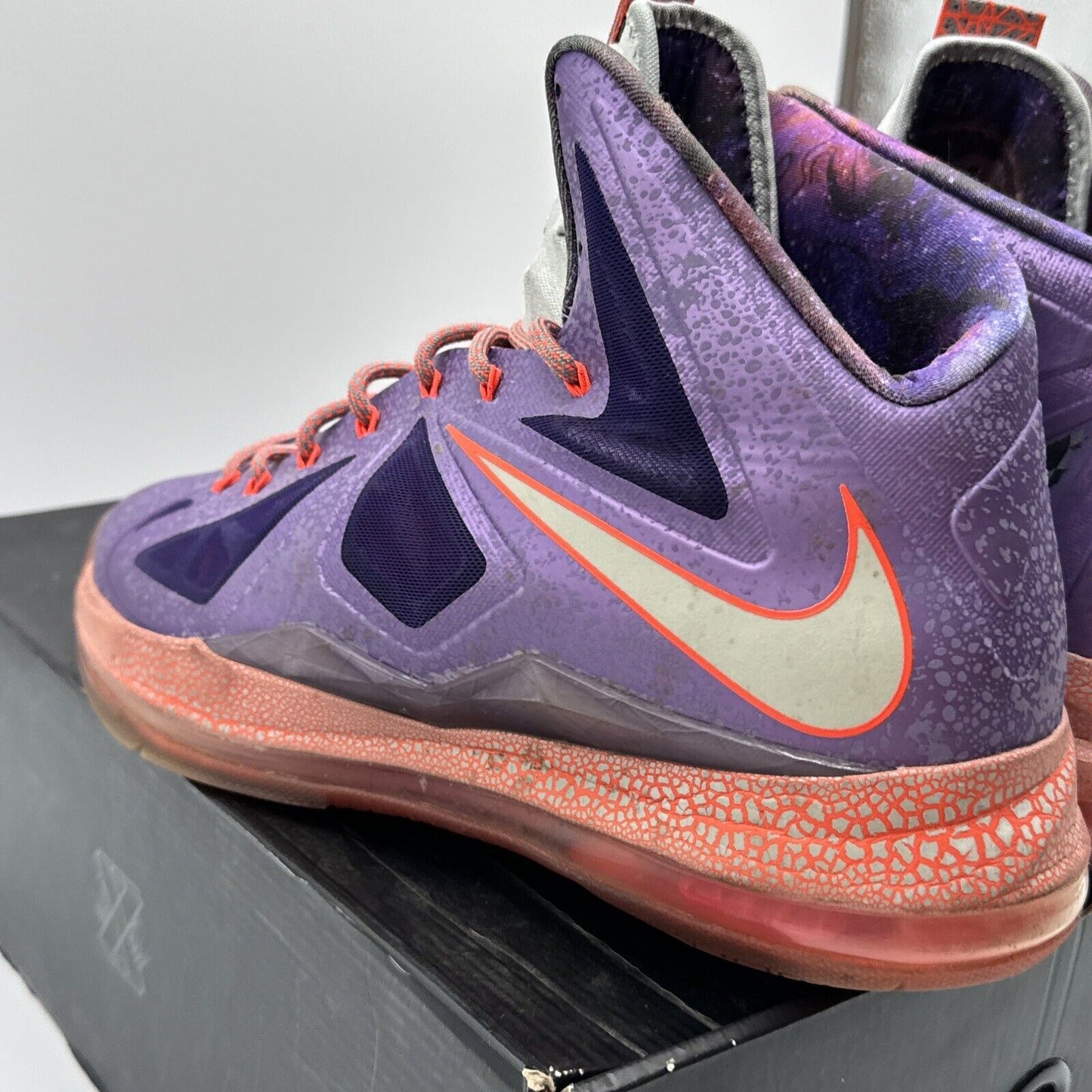 Size 11.5 - Nike LeBron 10 All Star - Extraterrestrial 2013 Purple Reflective Or