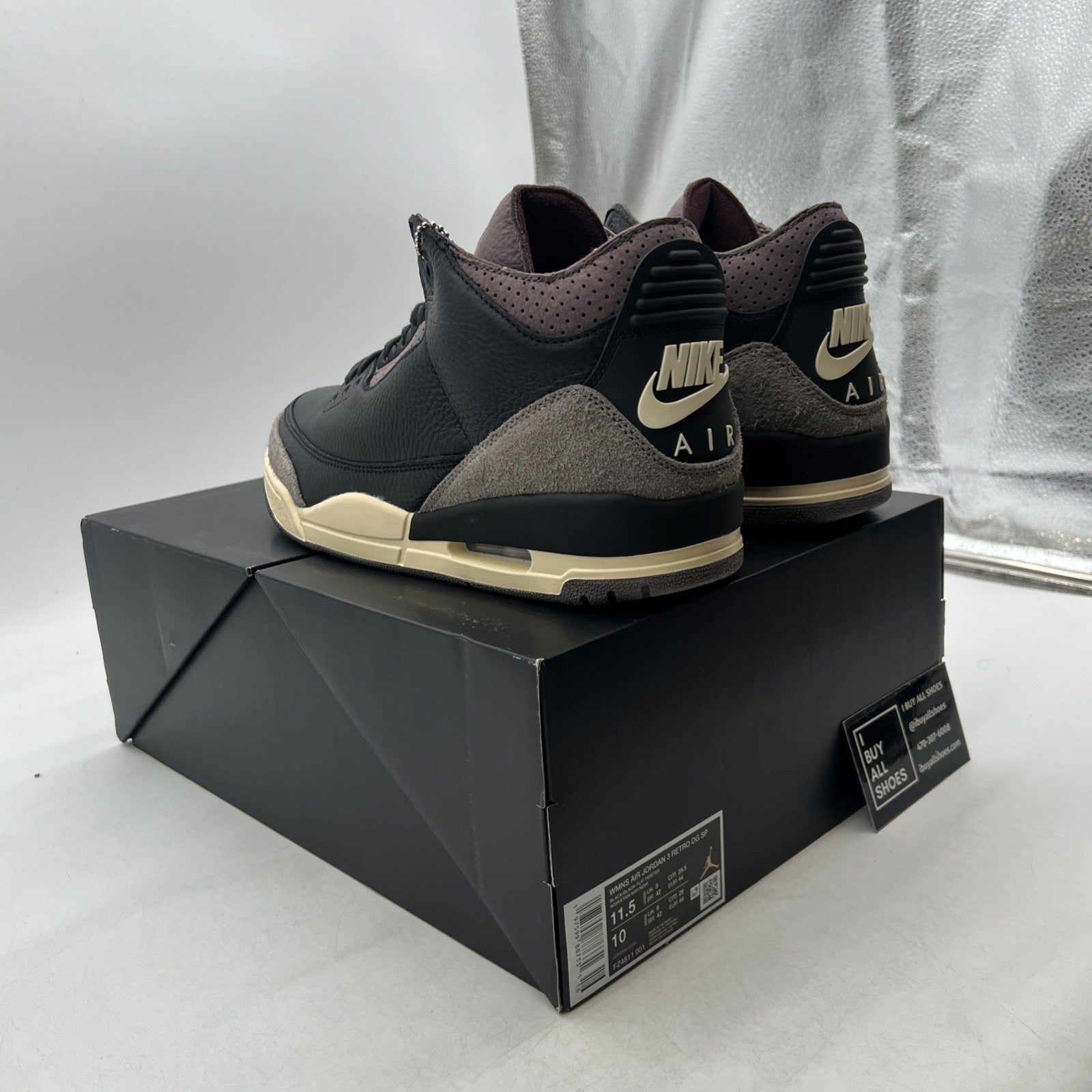 Size 11.5 - A Ma Maniére x Air Jordan 3 Retro While You Were Sleeping W