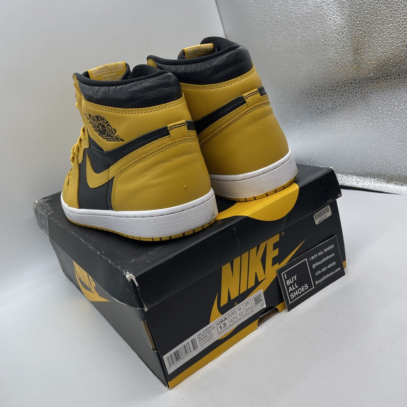 Size 13 - Air Jordan 1 Retro OG High Pollen (555088-701)