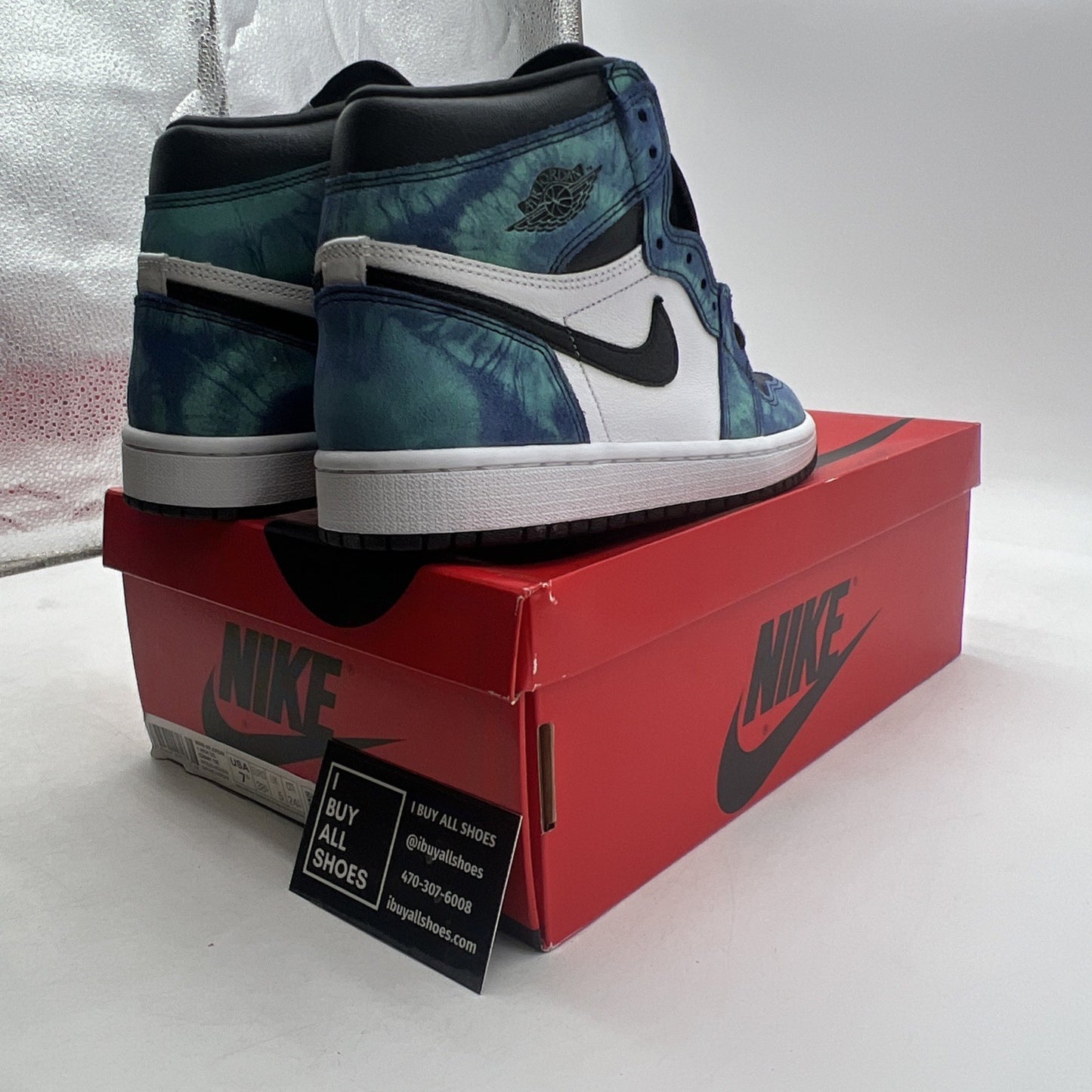Size 7.5 - Air Jordan 1 Retro OG High Tie-Dye W (CD0461-100)
