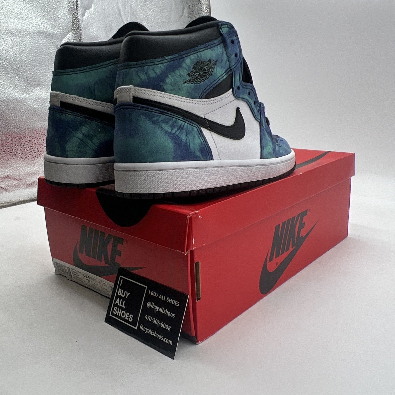 Size 7.5 - Air Jordan 1 Retro OG High Tie-Dye W (CD0461-100)