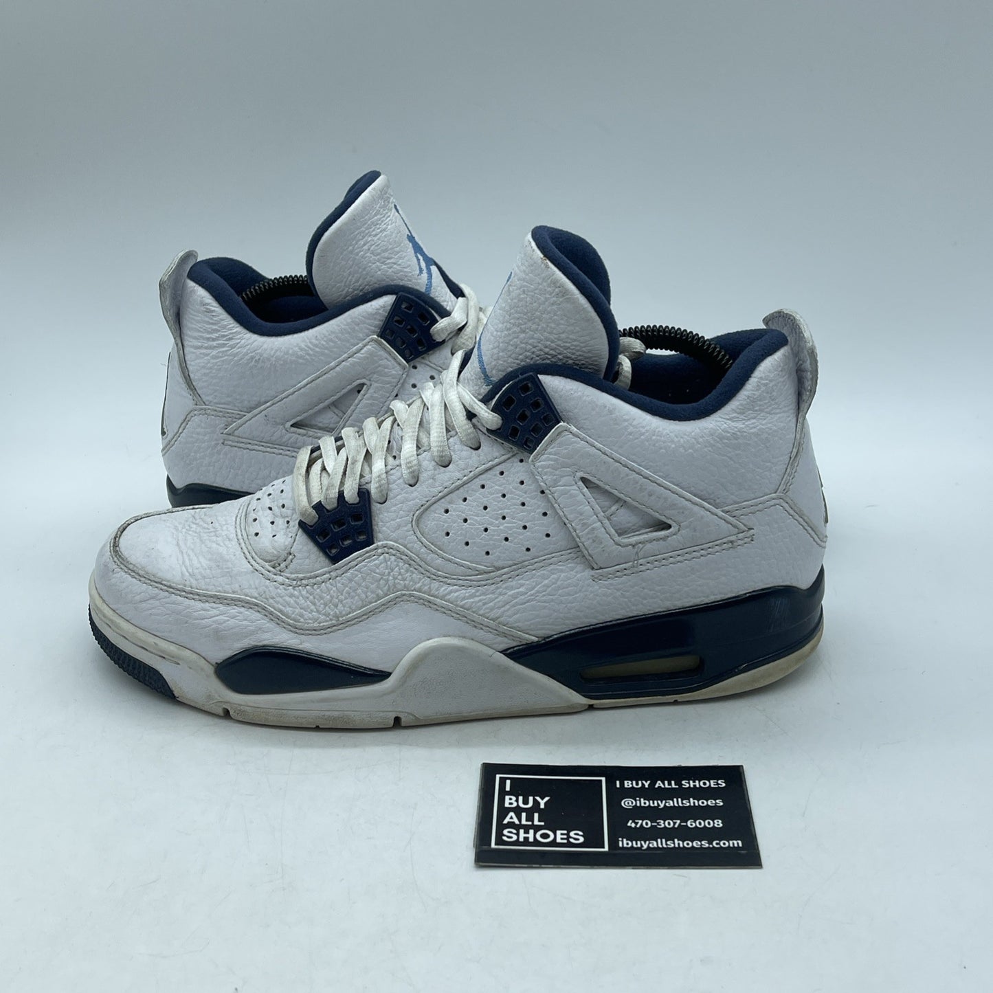 Size 8.5 - Air Jordan 4 Retro LS Columbia (314254-107)
