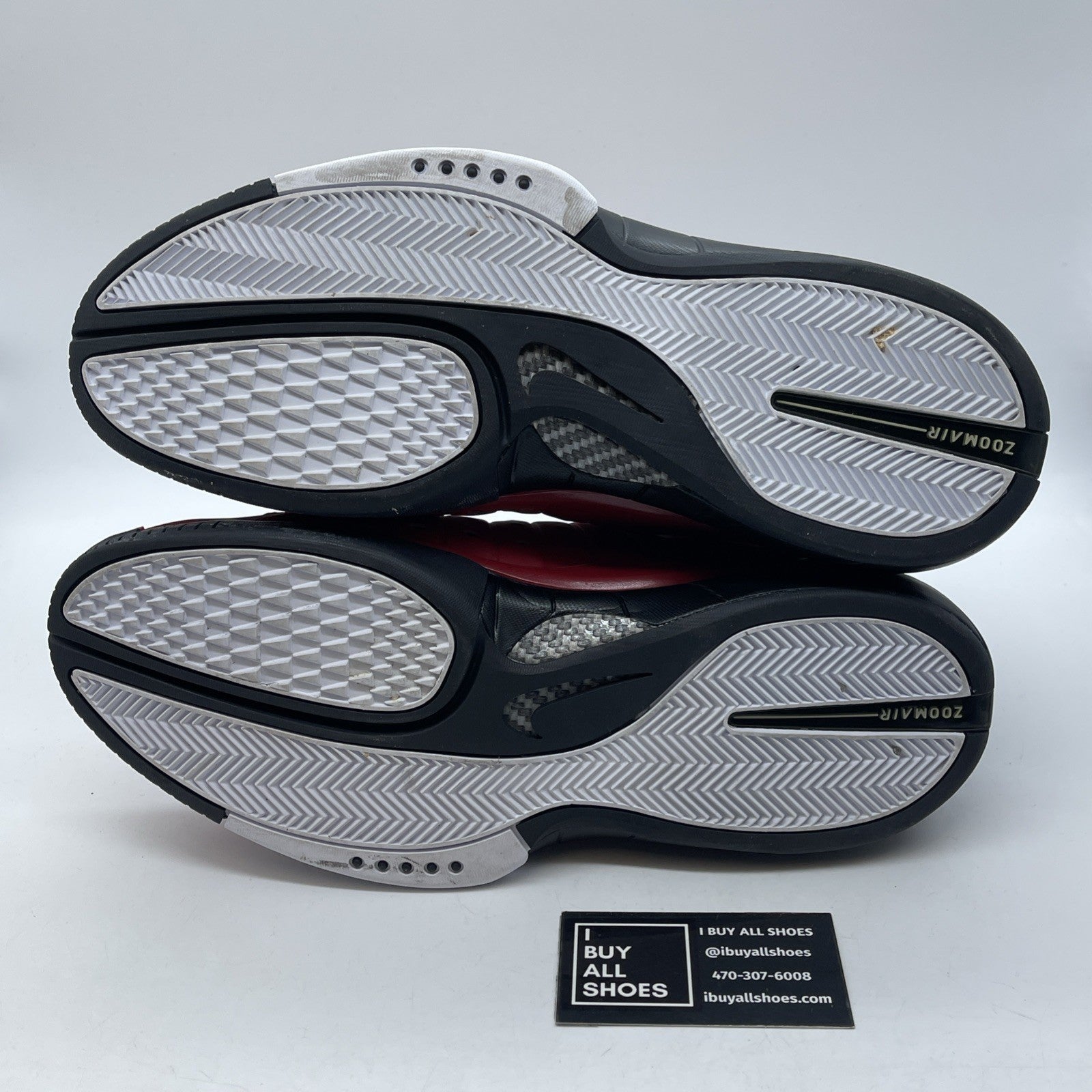 Size 13 - Nike Air Zoom Huarache 2k4 Varsity Red Black Leather (511425 661)