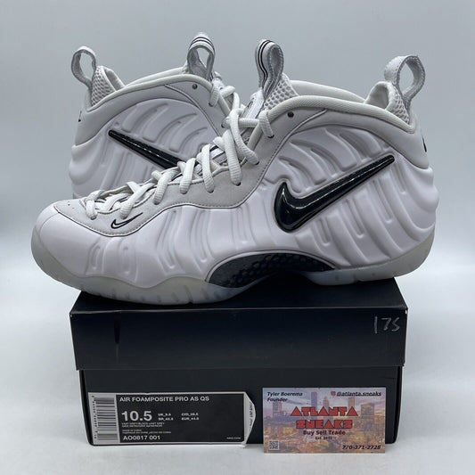 Size 10.5 - Nike Air Foamposite Pro All-Star Swoosh Pack Leather (AO0817-001)