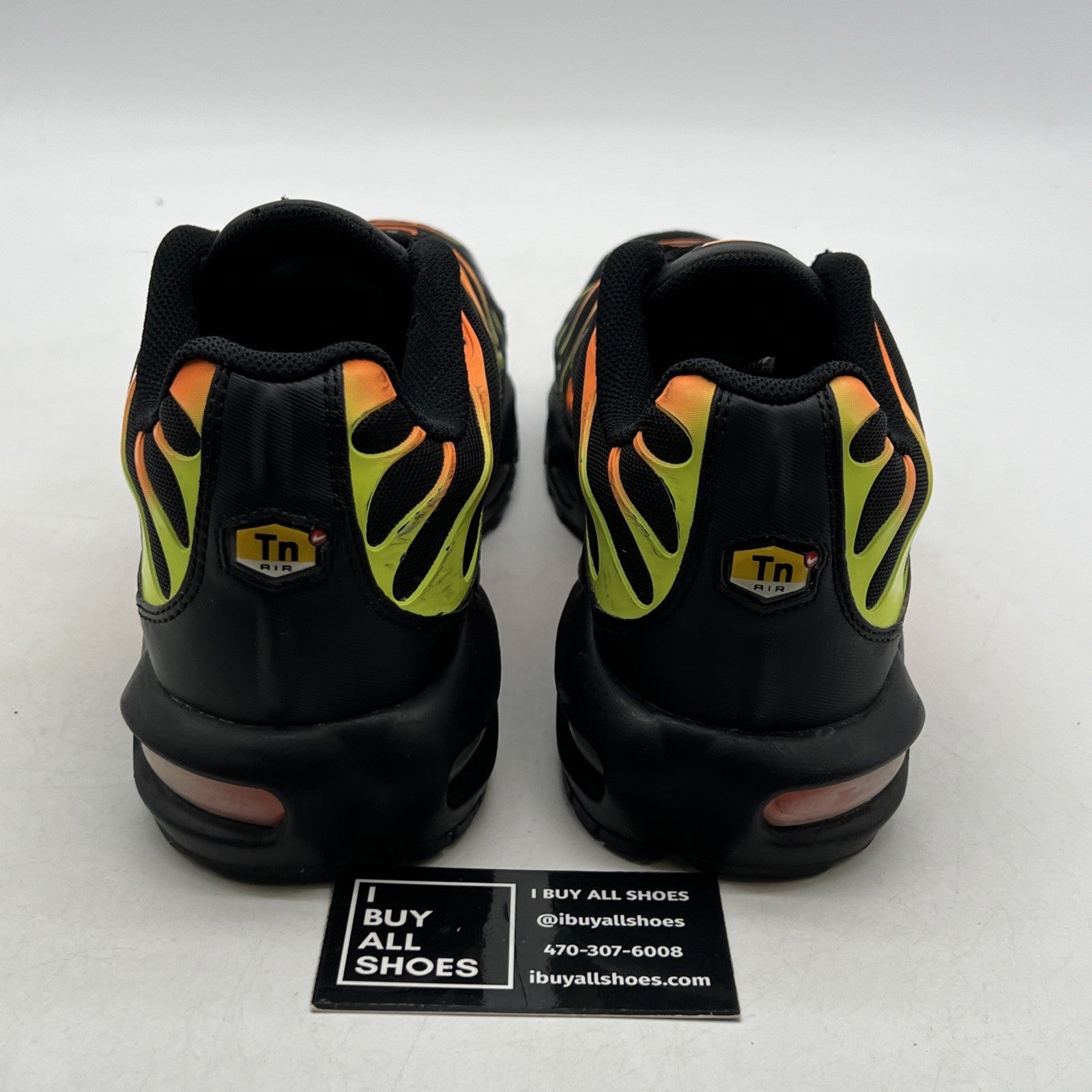 Size 12 - Nike Air Max Plus Black Volt Total Orange (852630-033)