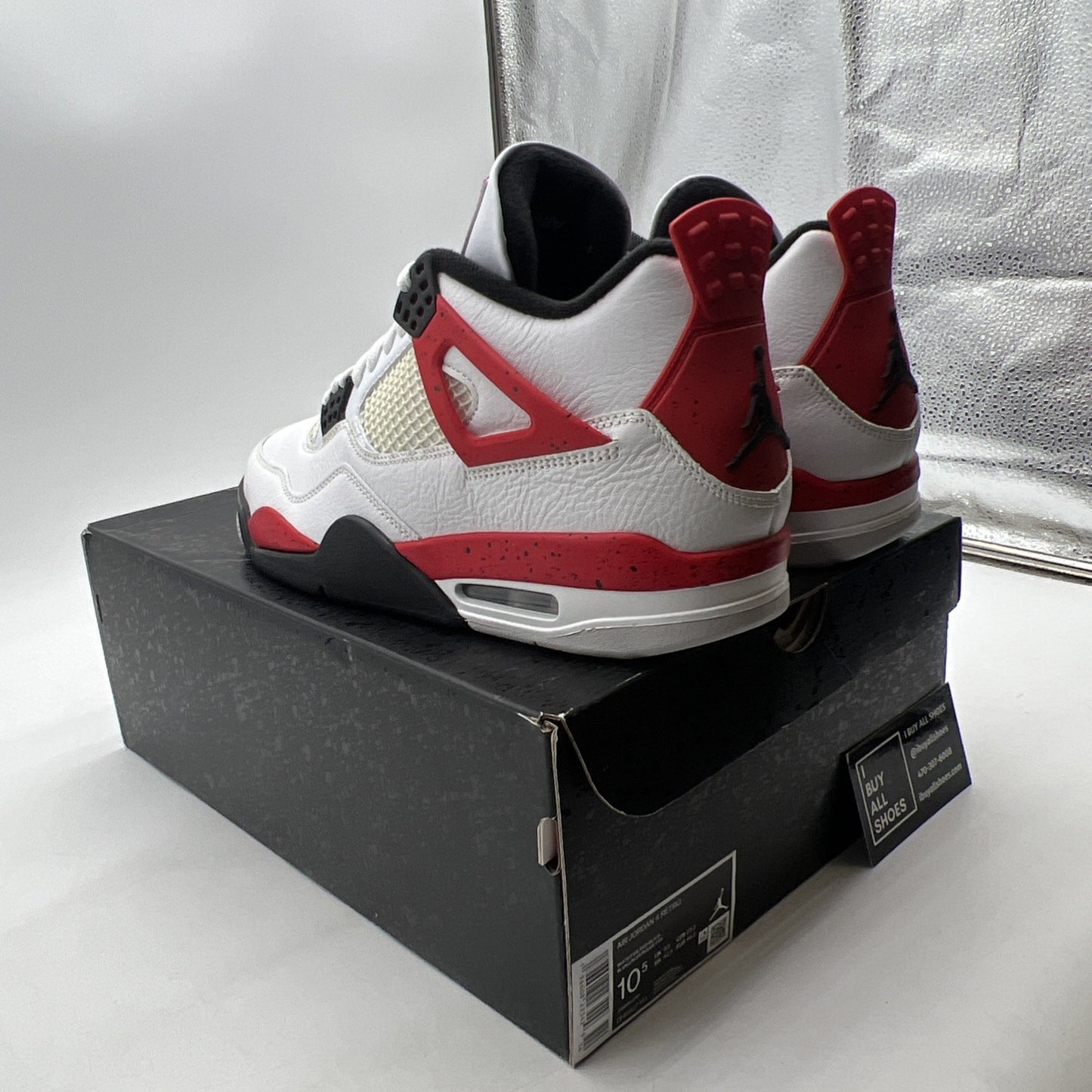 Size 10.5 - Air Jordan 4 Retro Mid Red Cement (DH6927-161)