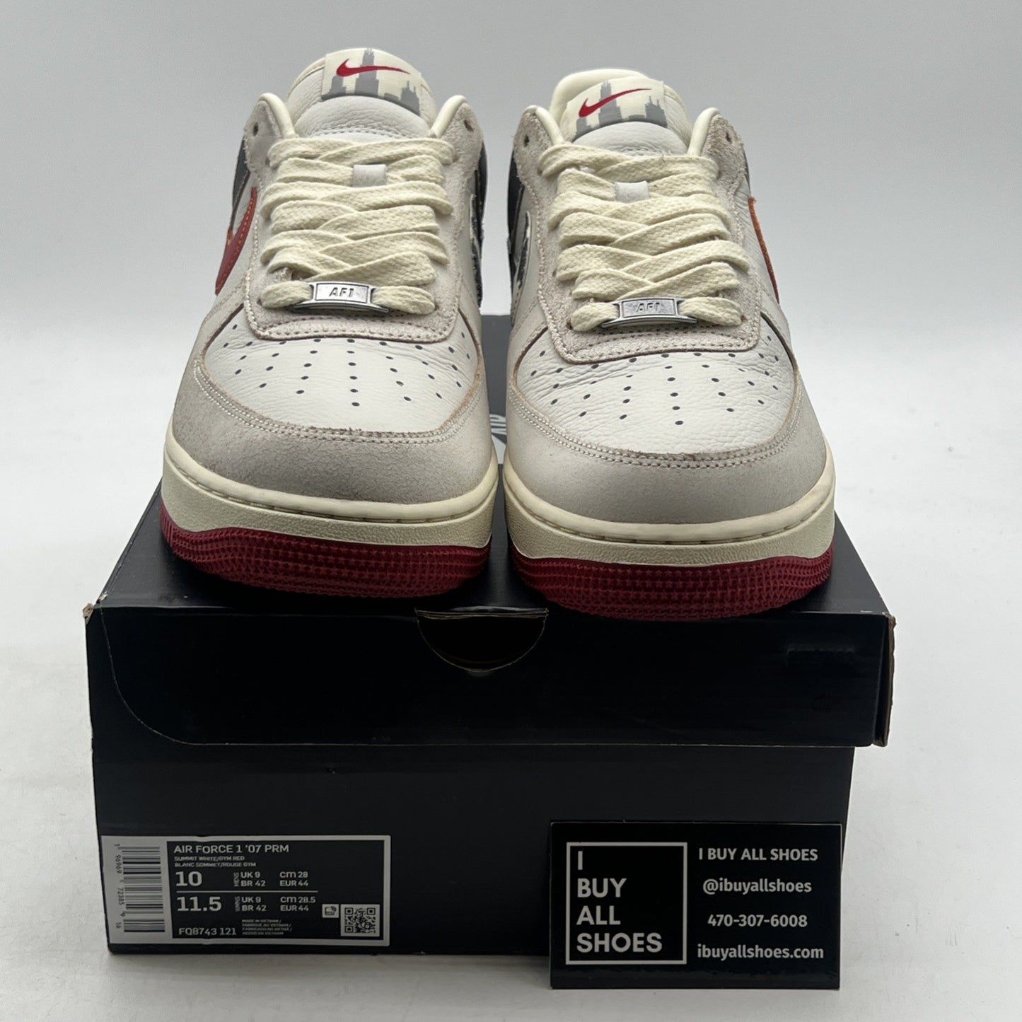 Size 10 - Nike Air Force 1 '07 Premium Chicago Pack (FQ8743-121)