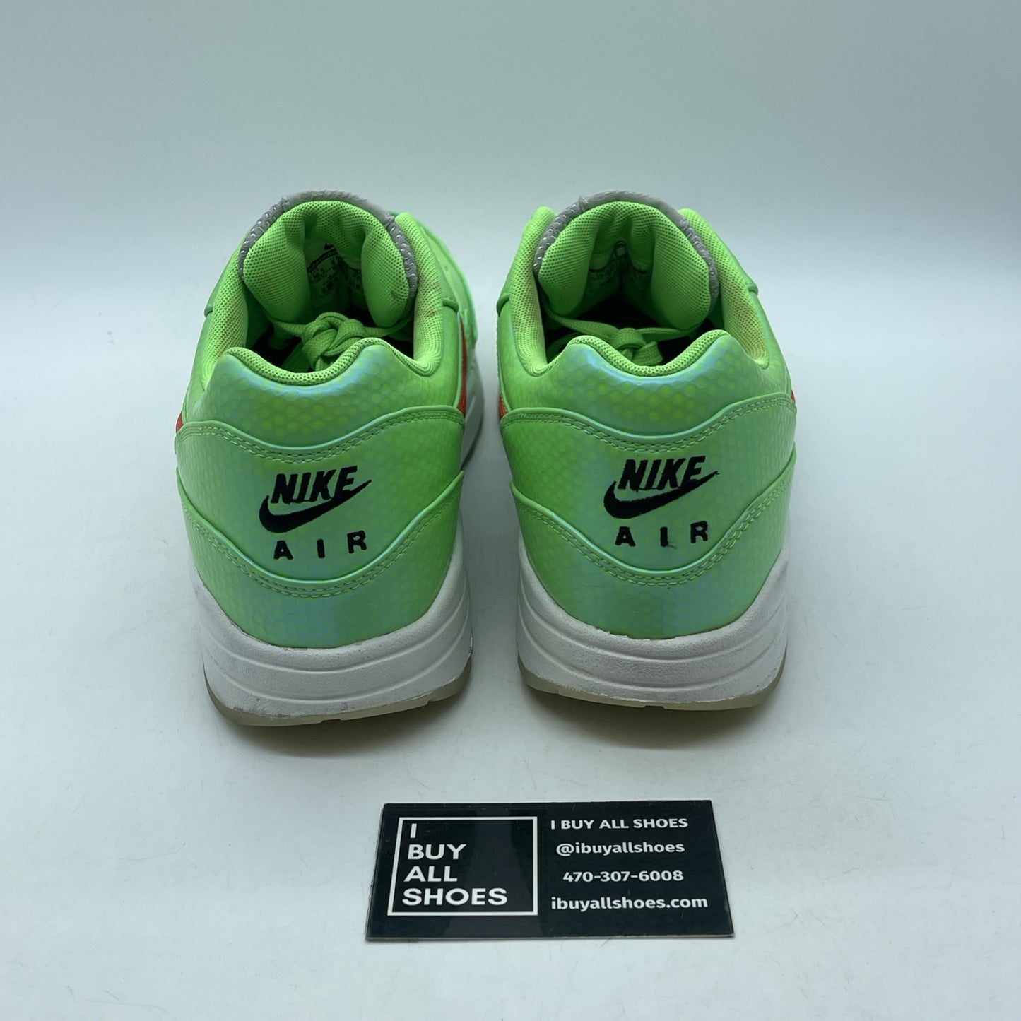 Size 10.5 - Nike Air Max 1 Fb Premium Qs Mercurial Pack Green (665874-400)