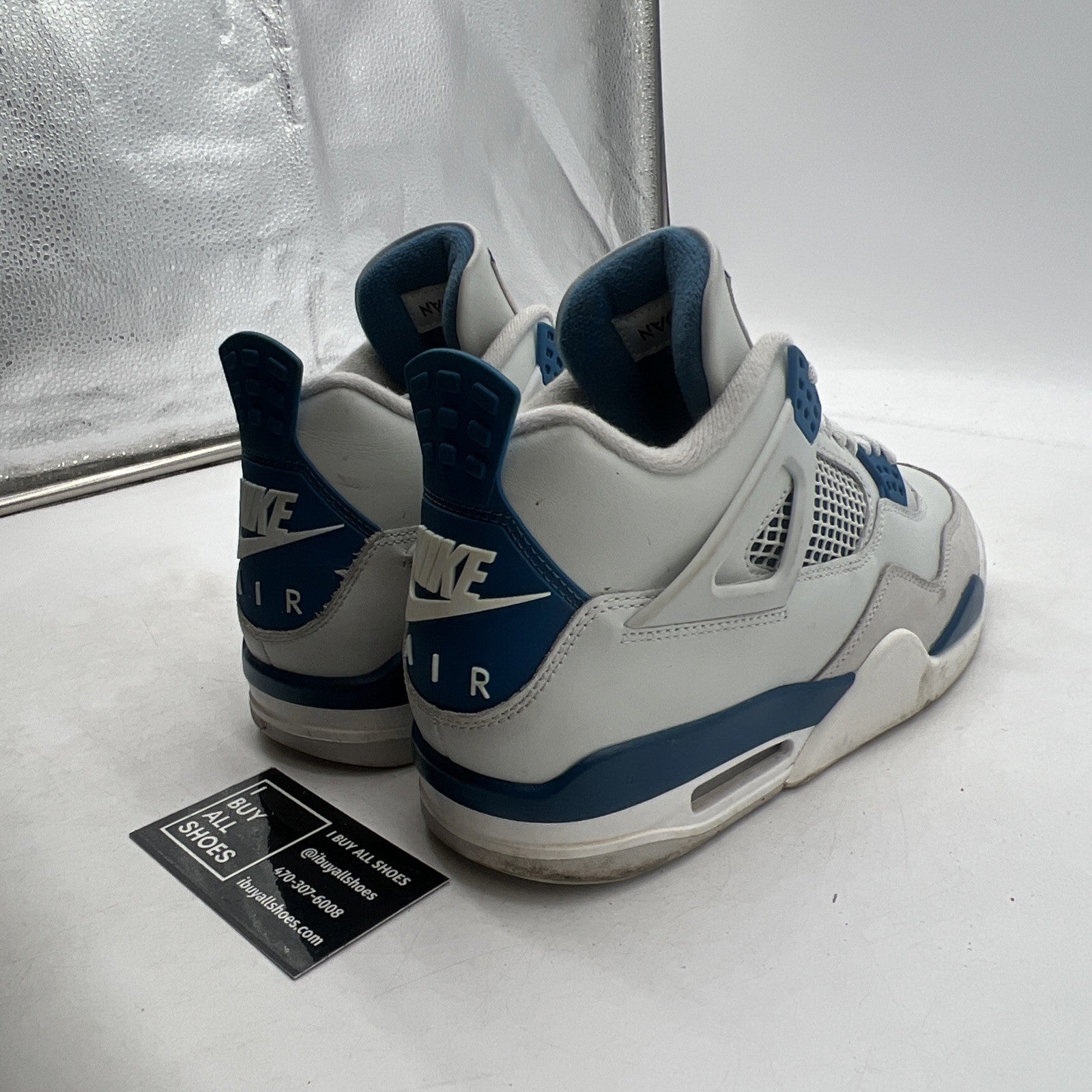 Size 9 - Air Jordan 4 Retro 2024 Military Blue (FV5029-141)