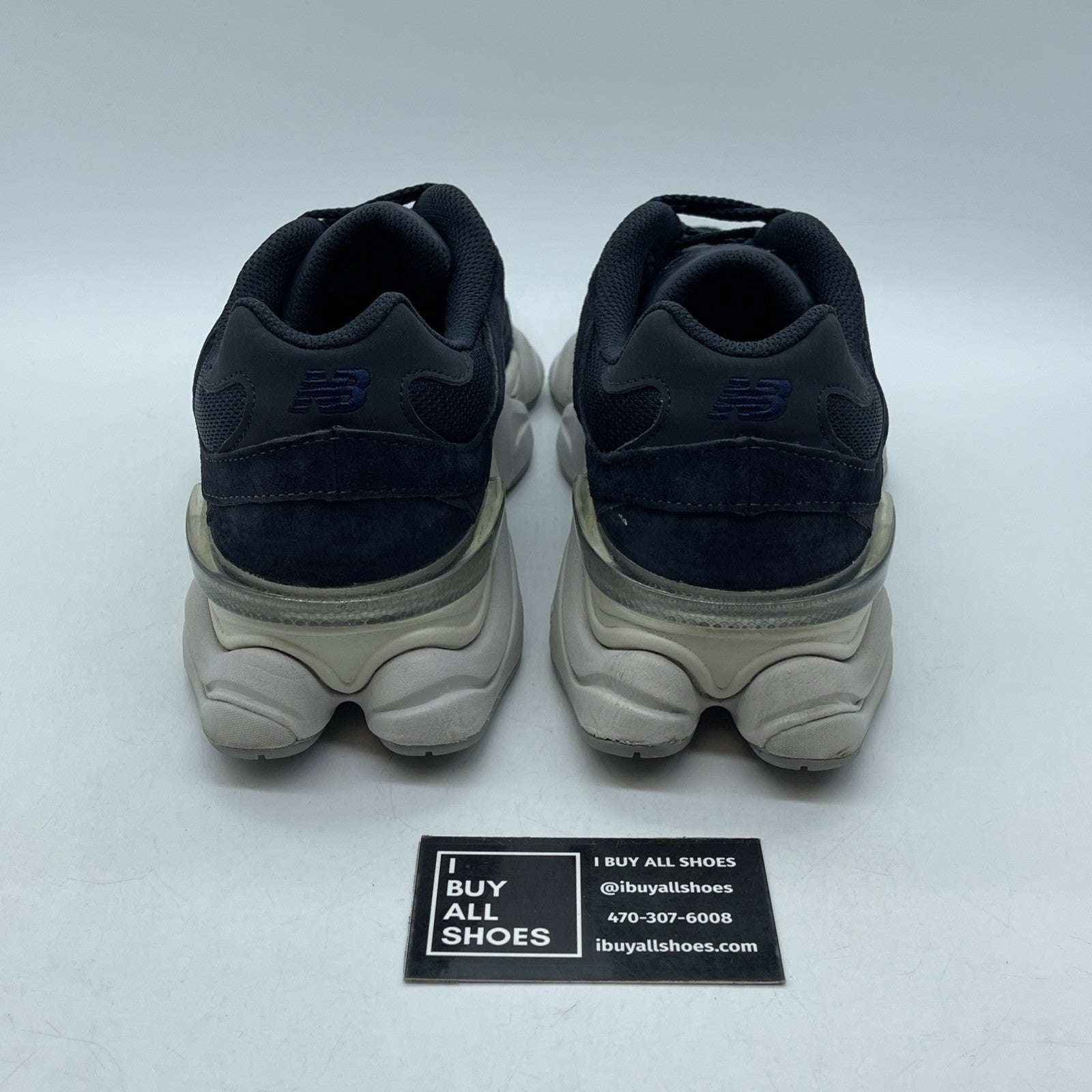 Size 9 - New Balance 9060 Eclipse Navy Suede Leather (U9060NV)