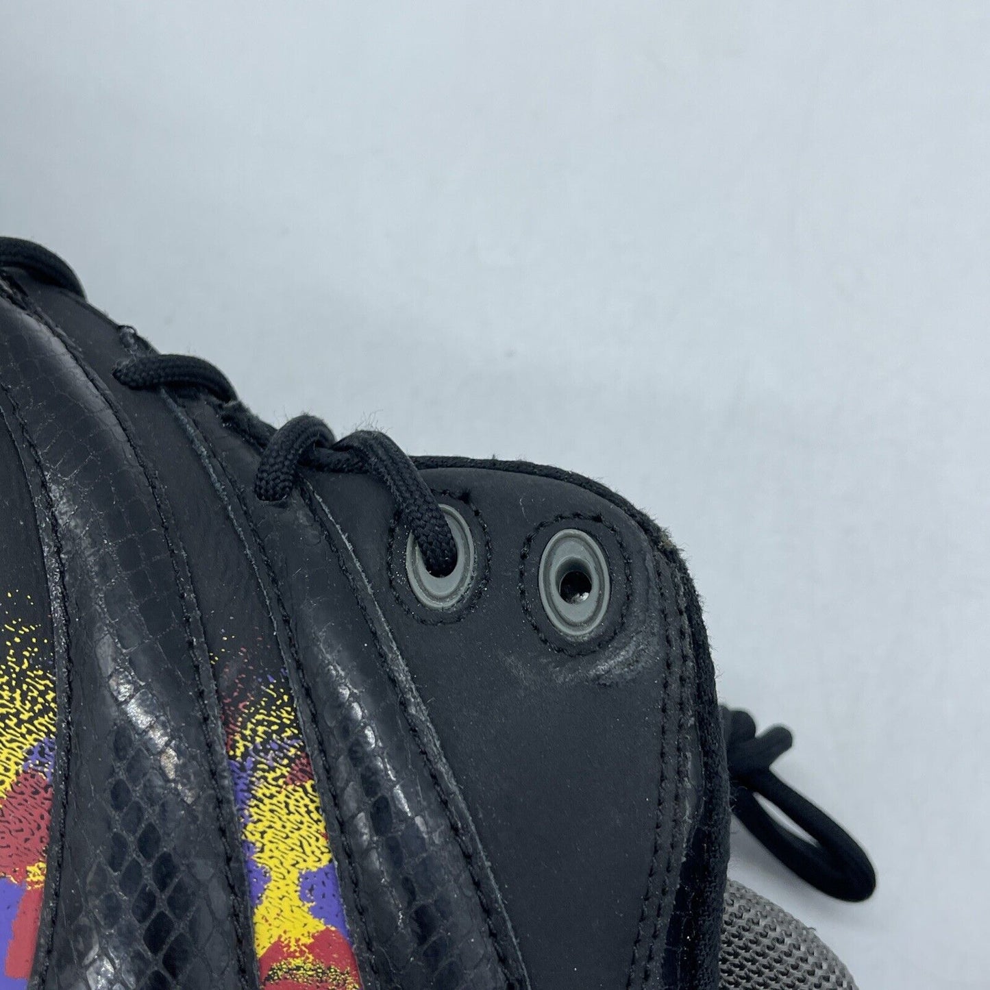 Size 11.5 - Reebok Shaqnosis "Escape From L. A." Black Suede Leather -AA1128-203