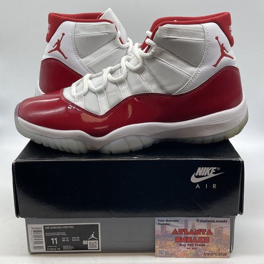 Size 11 - Jordan 11 Retro High Cherry White Leather (CT8012-116)