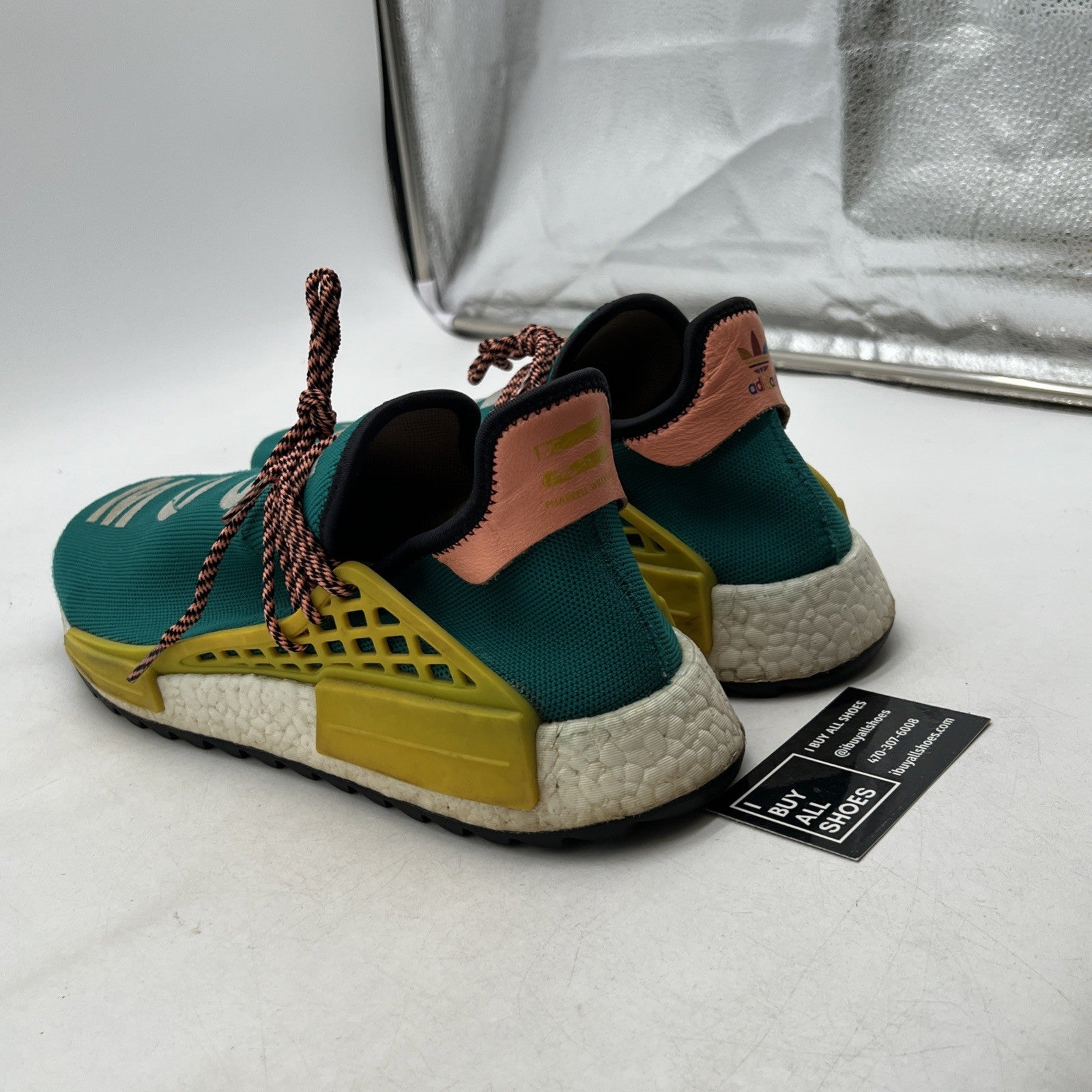 Size 13 - adidas Pharrell x NMD Human Race Trail Sun Glow (AC7188)