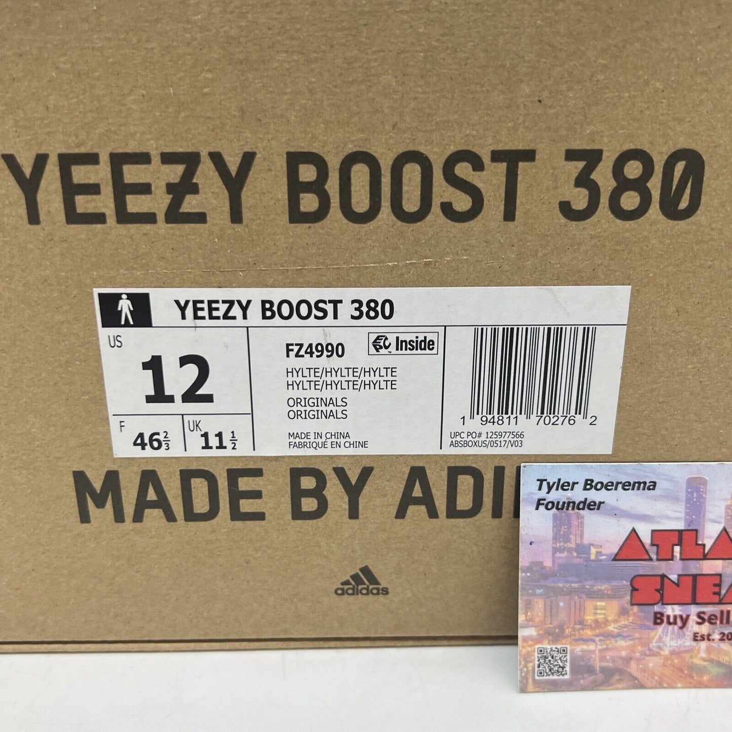 Size 12 - adidas Yeezy Boost 380 Hylte (FZ4990)