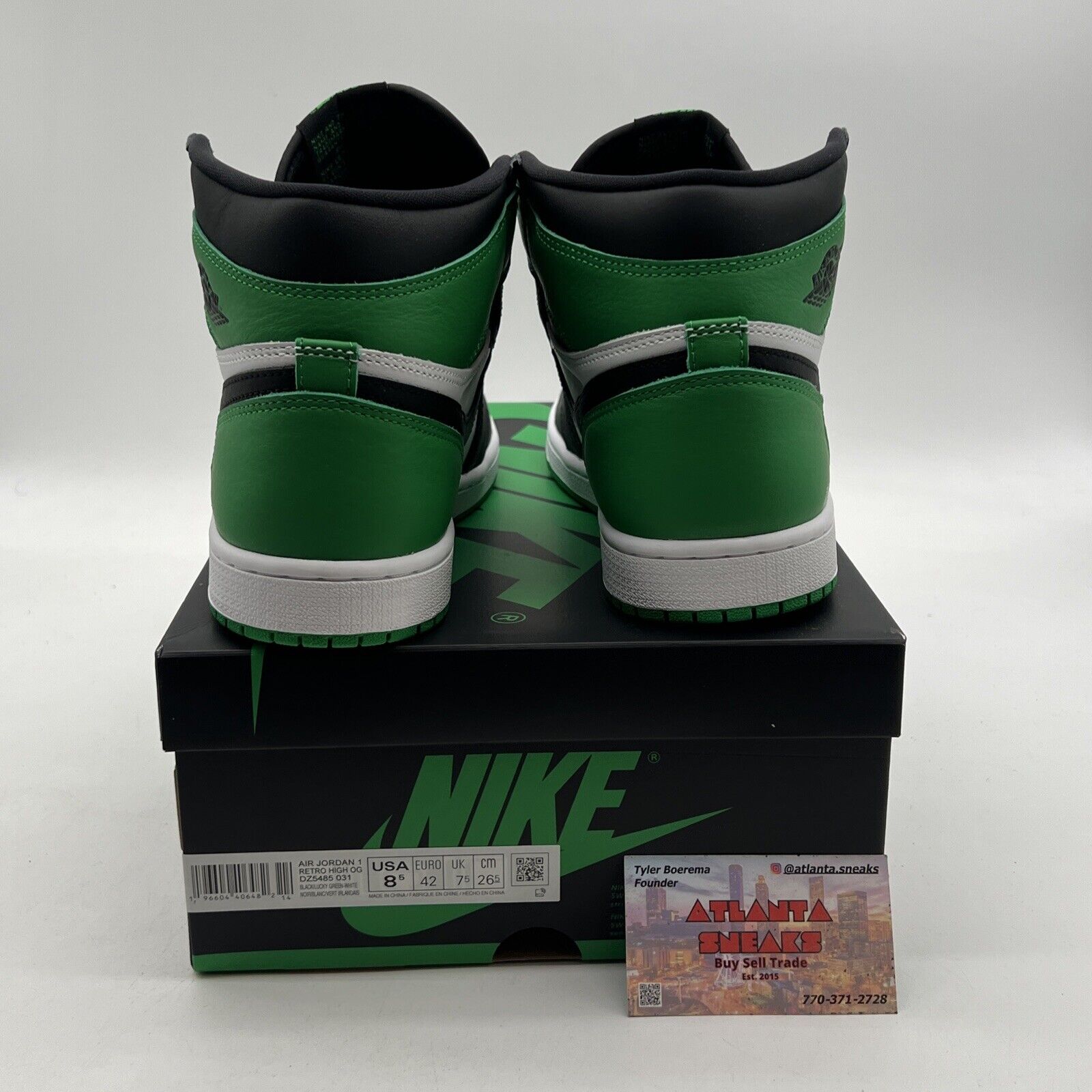 Size 8.5 - Air Jordan 1 Retro OG High Lucky Green (DZ5485-031)