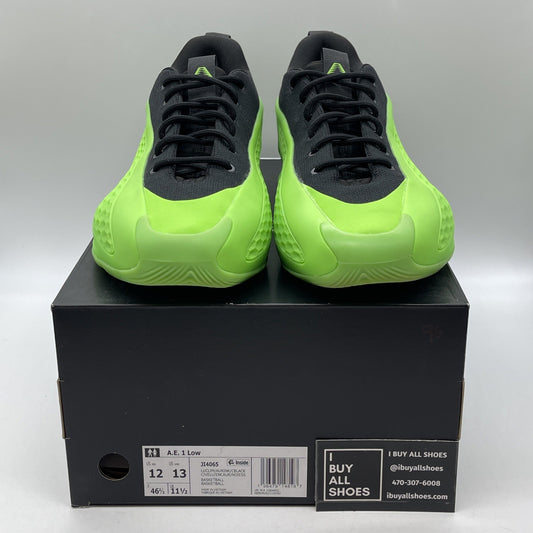 Size 12 - adidas AE 1 Low Slime Green Black Suede (JI4065)