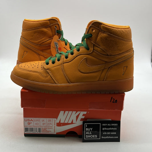 Size 9.5 - Air Jordan 1 Retro OG G8RD High Orange Peel (AJ5997-880)