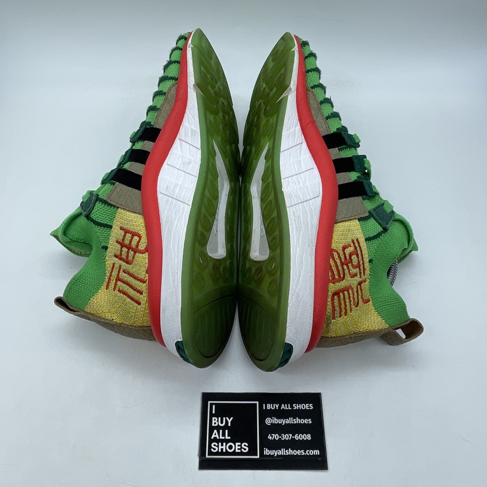 Size 9.5 - adidas Dragon Ball Z x EQT Support ADV Primeknit Mid Green (D97056)