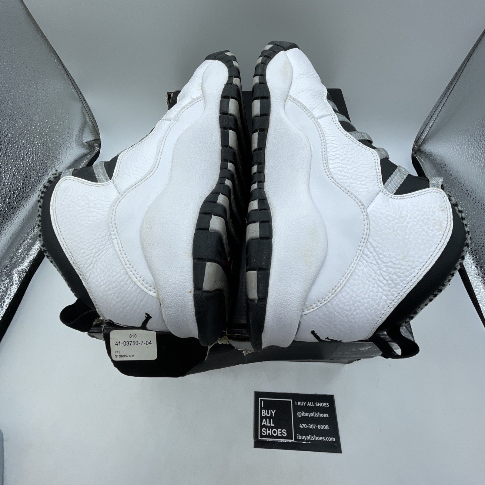 Size 9.5 - Air Jordan 10 Retro 2013 Steel (310805–103)