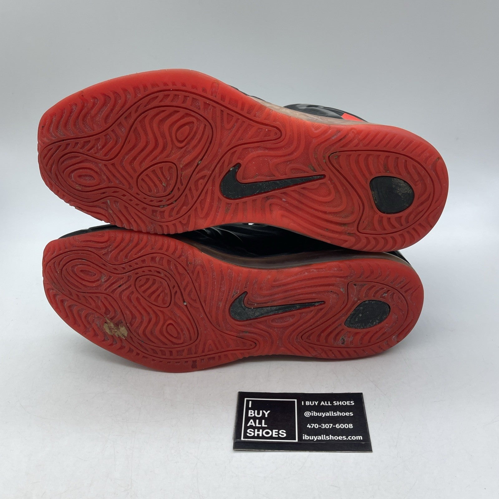 Size 8.5 - Nike Air Max Hyperposite Black Crimson (524862-002)