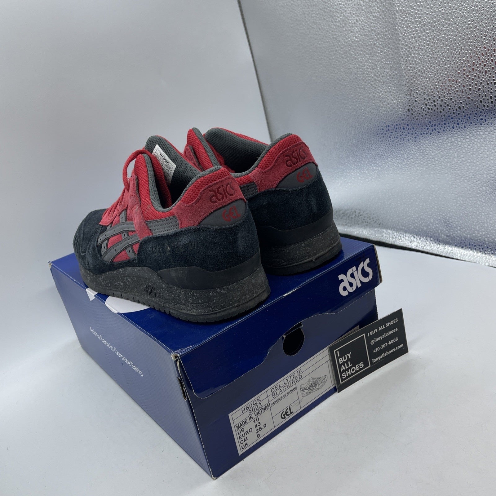 Size 10 - ASICS Gel Lyte 3 Christmas Pack - Bad Santa (H60QK)