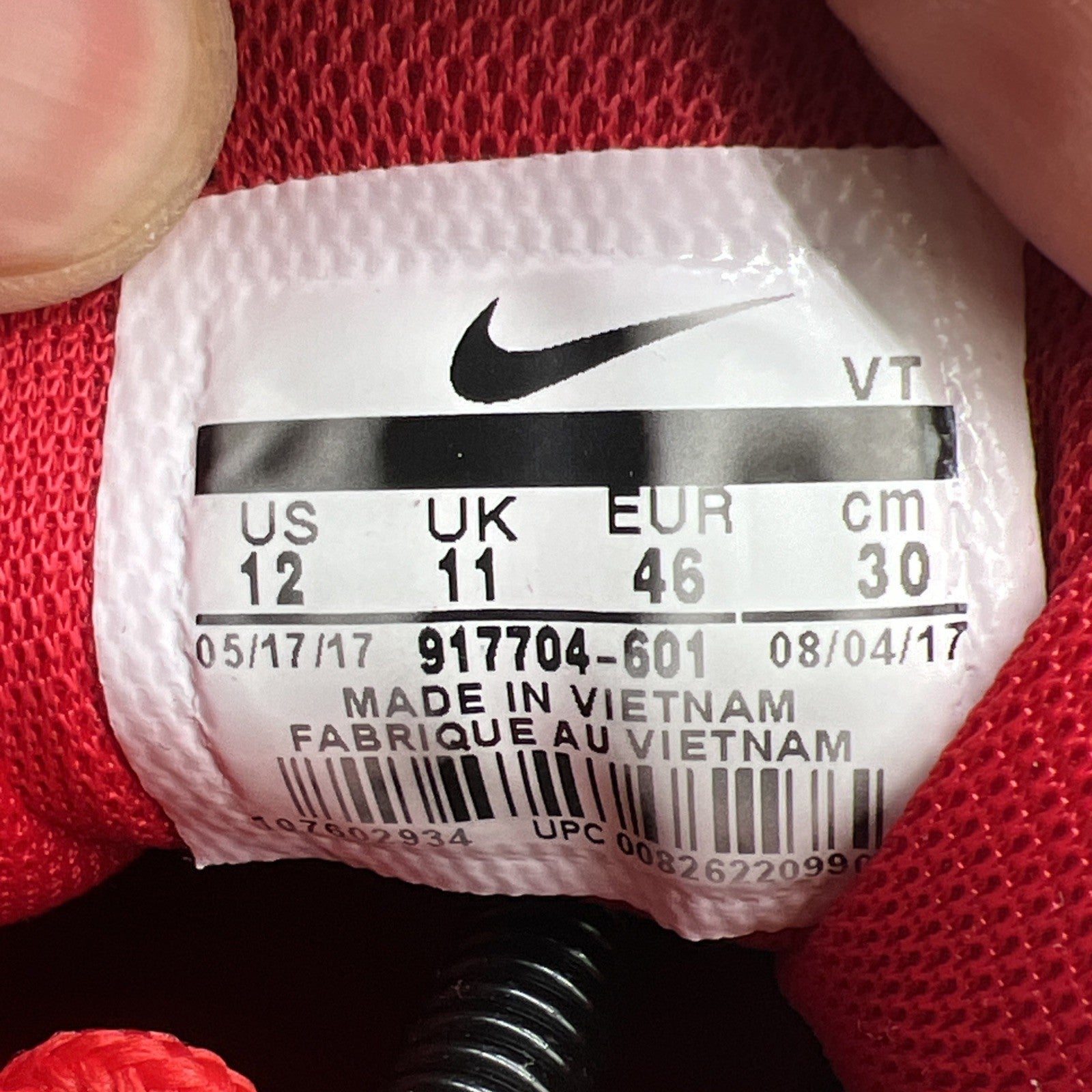 Size 12 - Nike Air Max 97 Ultra Gym Red W (917704-601)