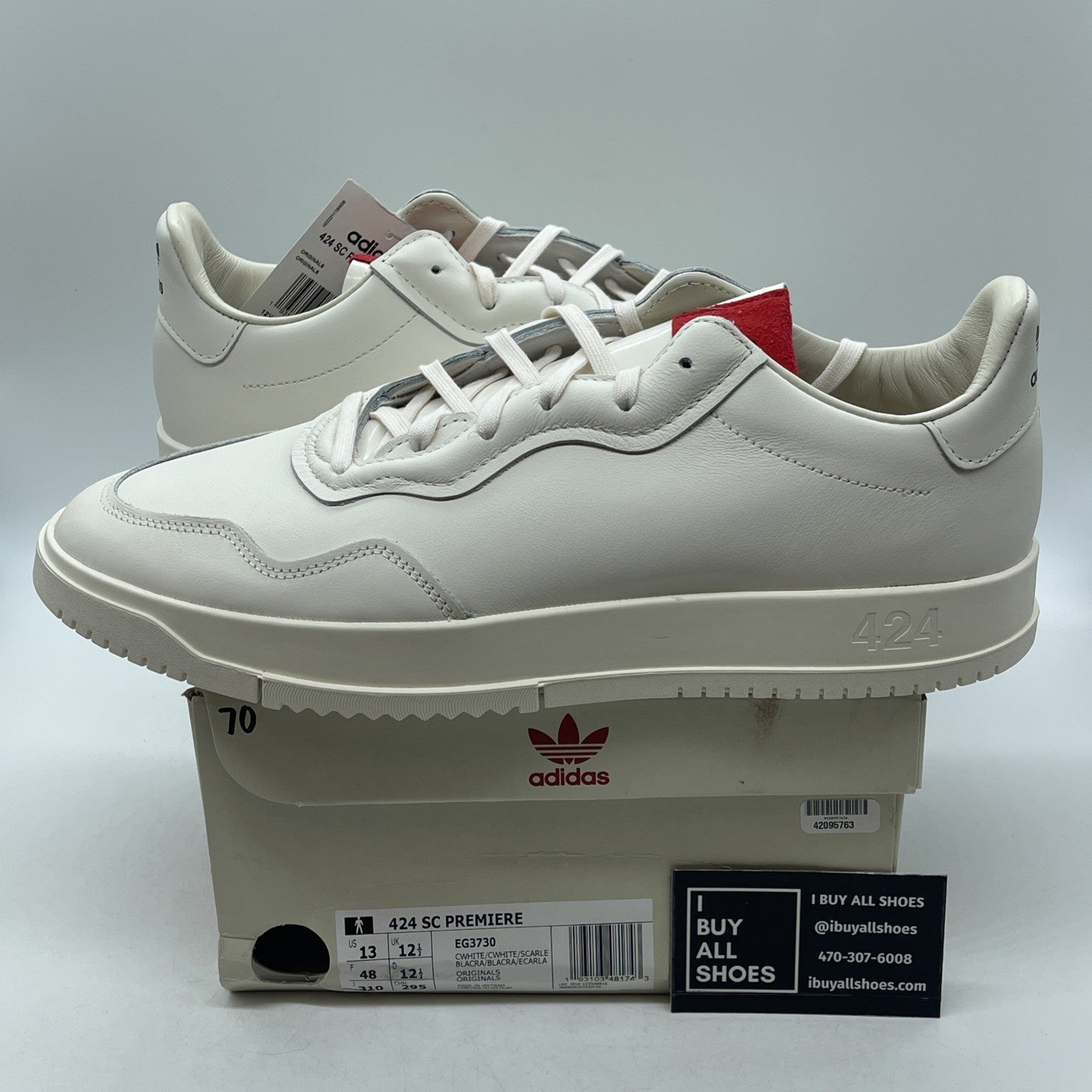 Size 13 - Adidas 424 x SC Premiere Chalk White (EG3730)