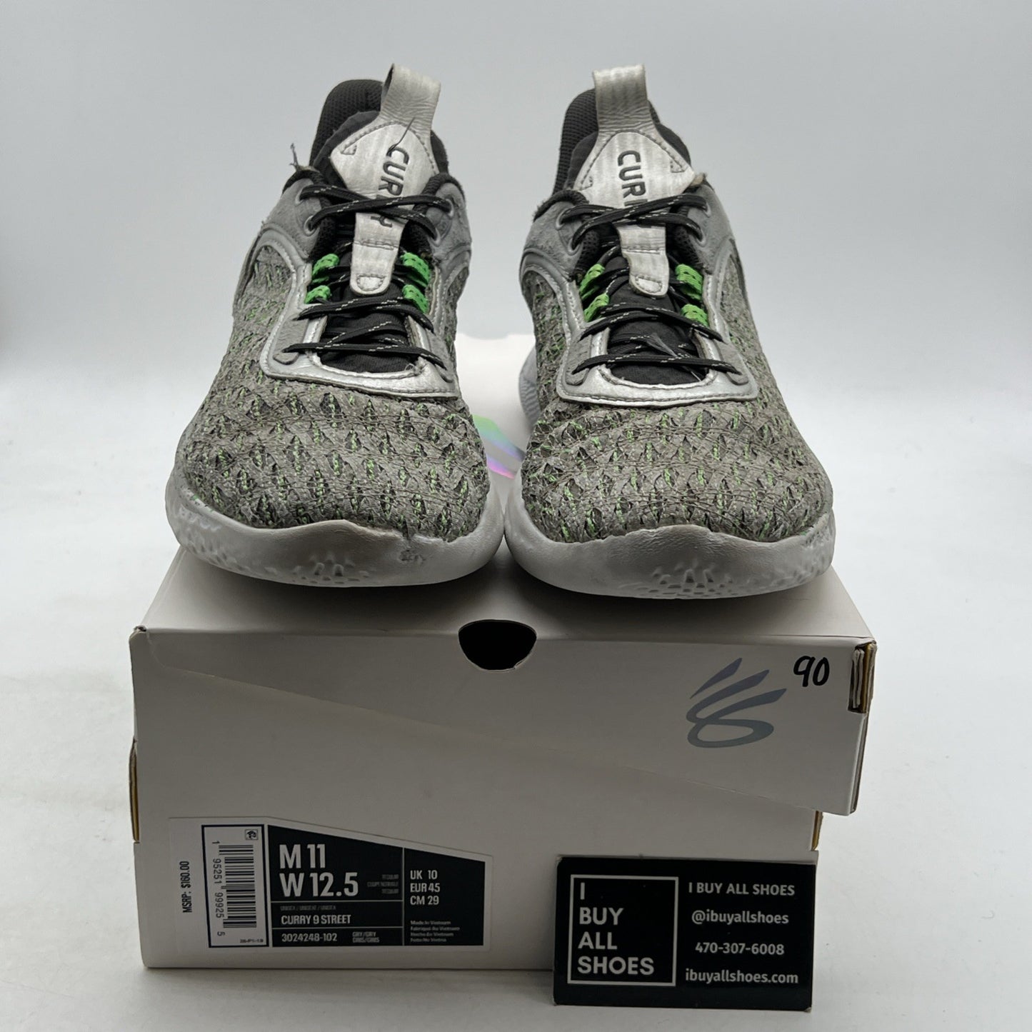 Size 12.5- Under Armour Curry 9 Street Pack - Talking Trash (3024248-102)
