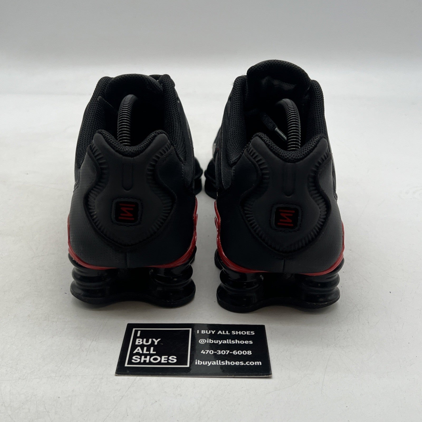 Size 9.5 - Nike Shox TL Black University Red (CN0151-003)
